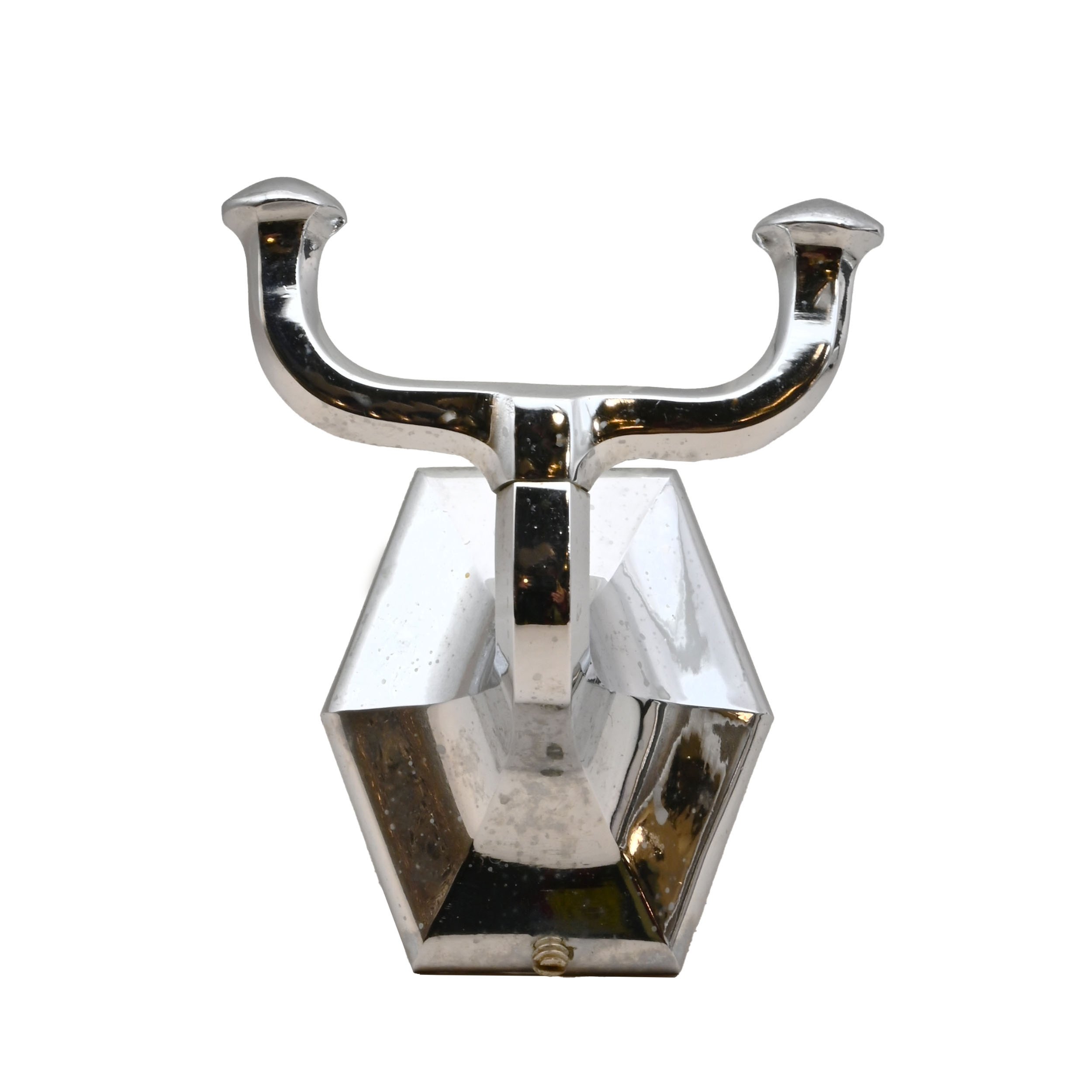 25885 chrome 1940s hexagonal towel hook 2.jpg