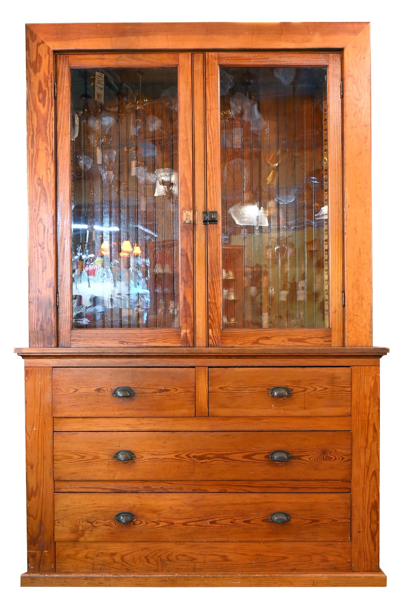 27476 pine glass door 4 drawer cabinet builtin 1.jpg