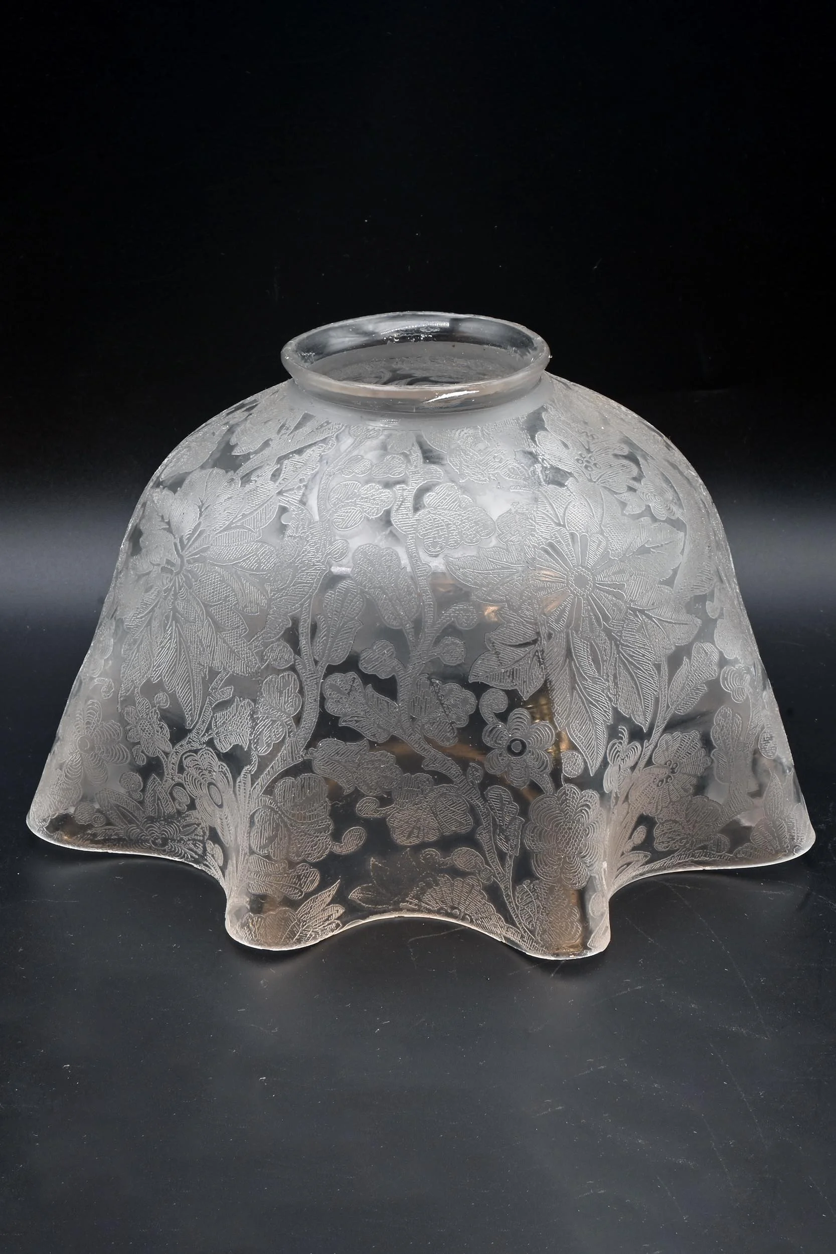 26235 hand blown wide etched floral shades.jpg