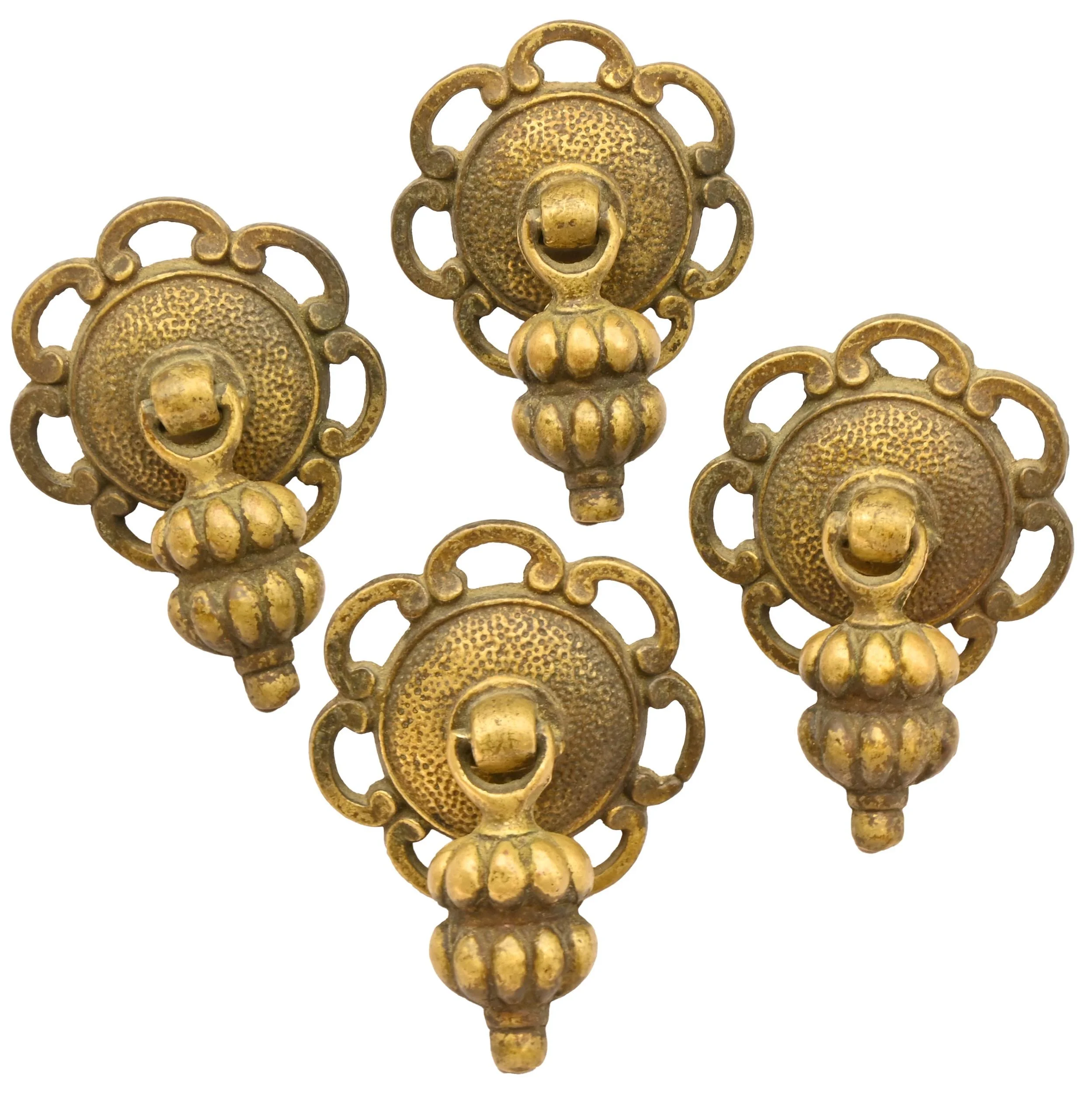 27813 brass artichoke drop pull set 3.jpg