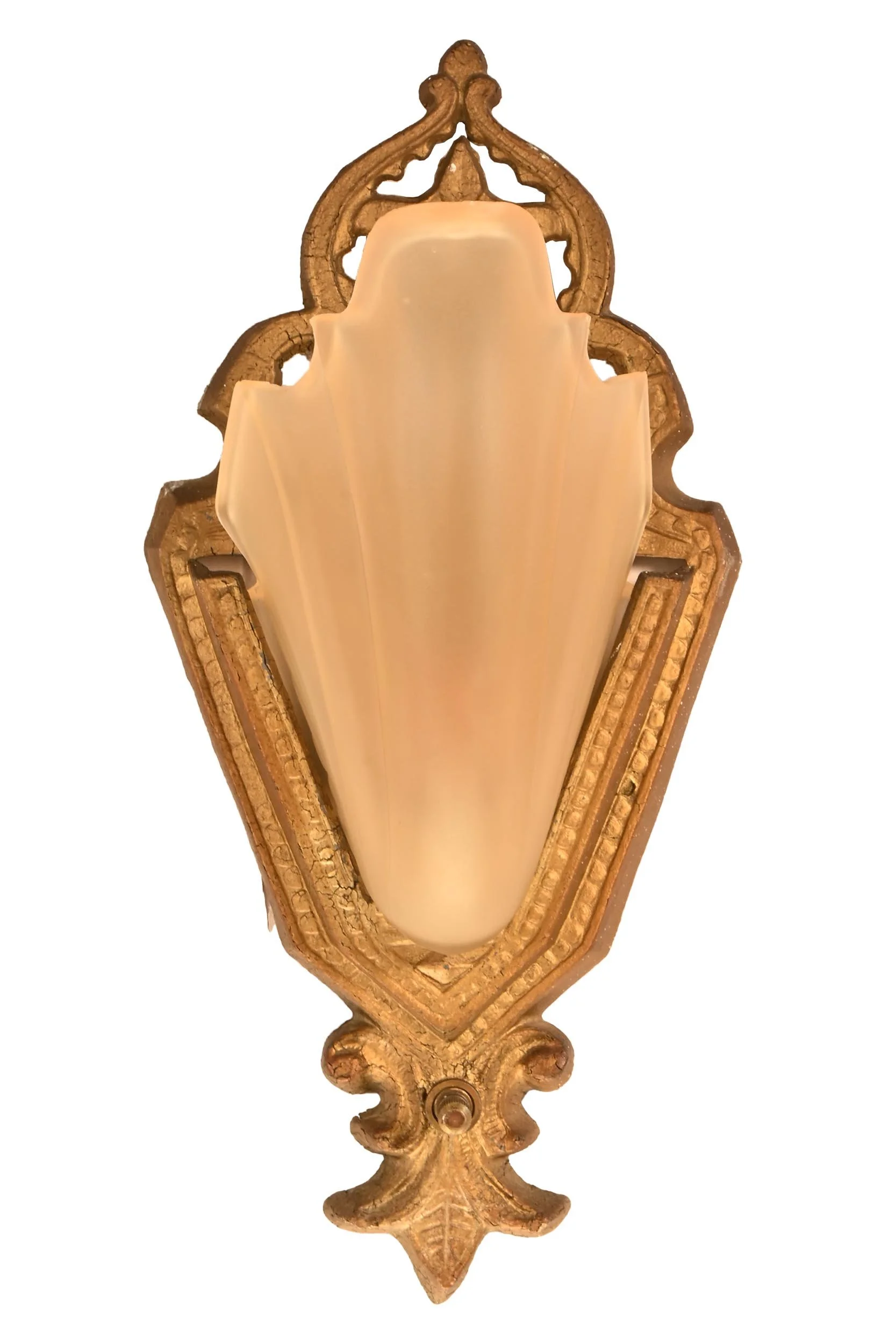 27459 amber shade art deco slip shade sconce 3.jpg