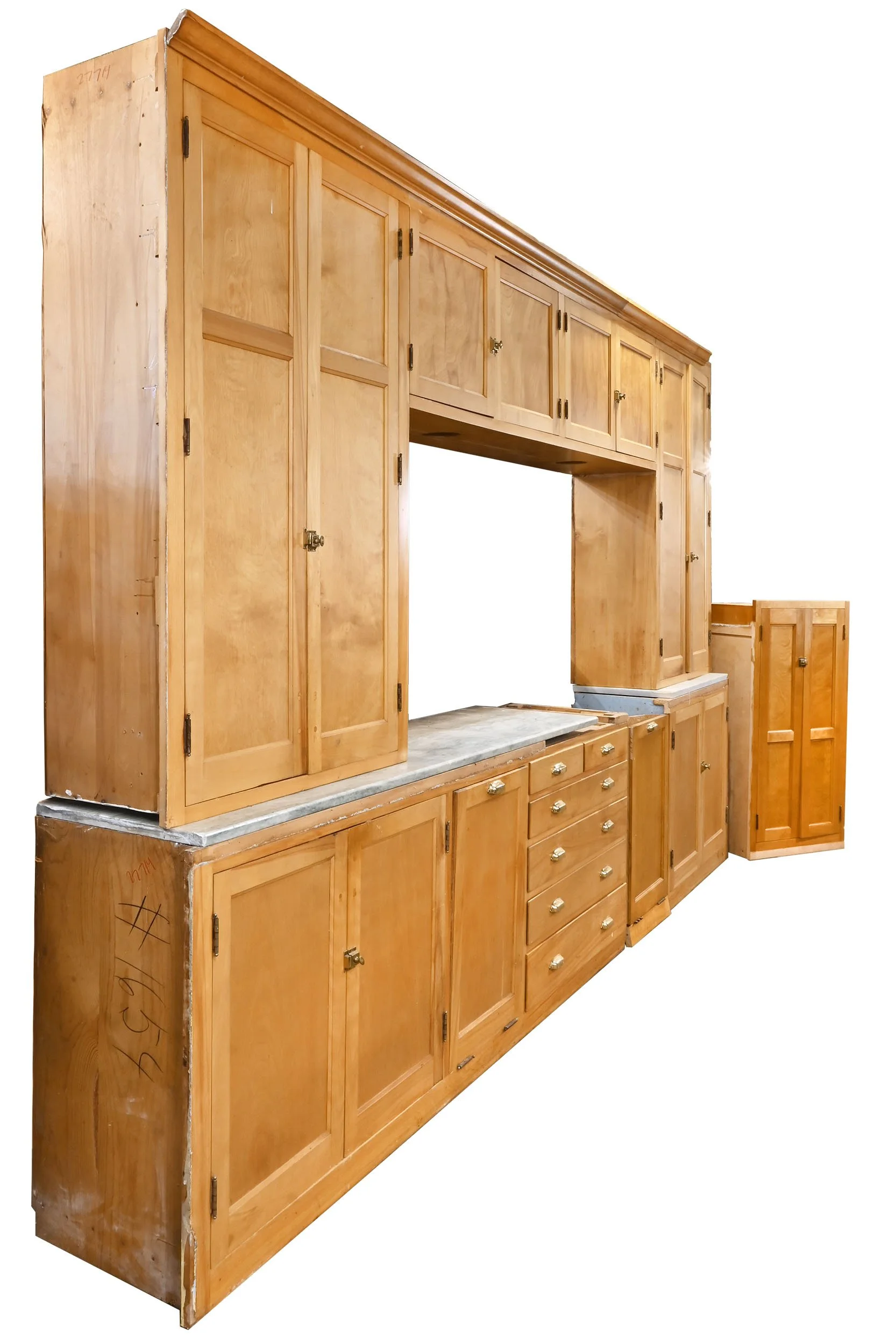 27714 12 foot birch kitchen cabinet full wall unit 2.jpg