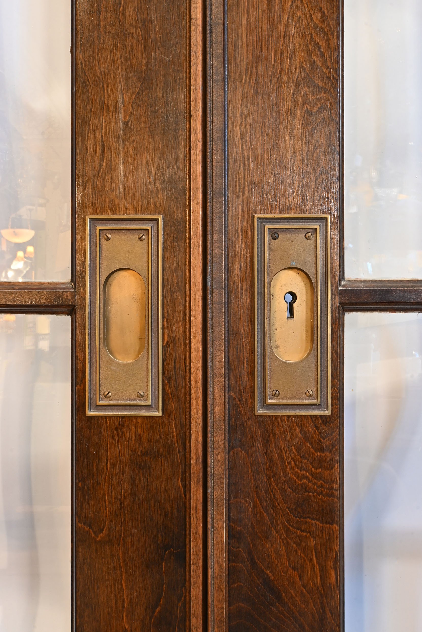 27165 arts and crafts birch double pocket door set with half jamb and trim 4.jpg