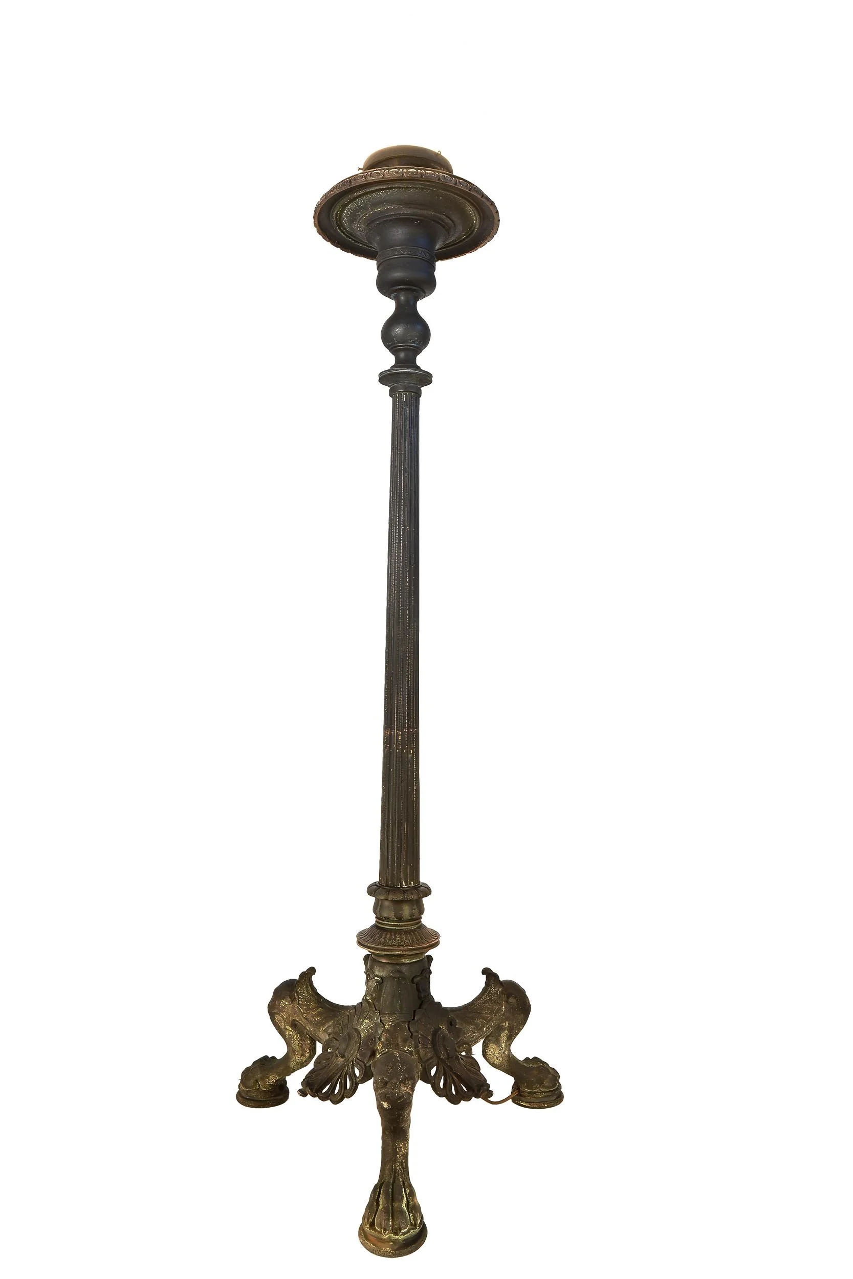 27309 bronze torchiere with globe 5.jpg