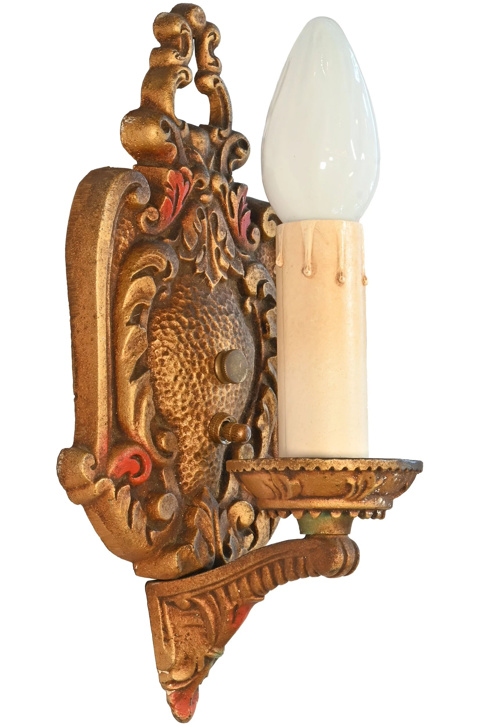 27342 moe bros polychrome cast iron single sconce 2.jpg