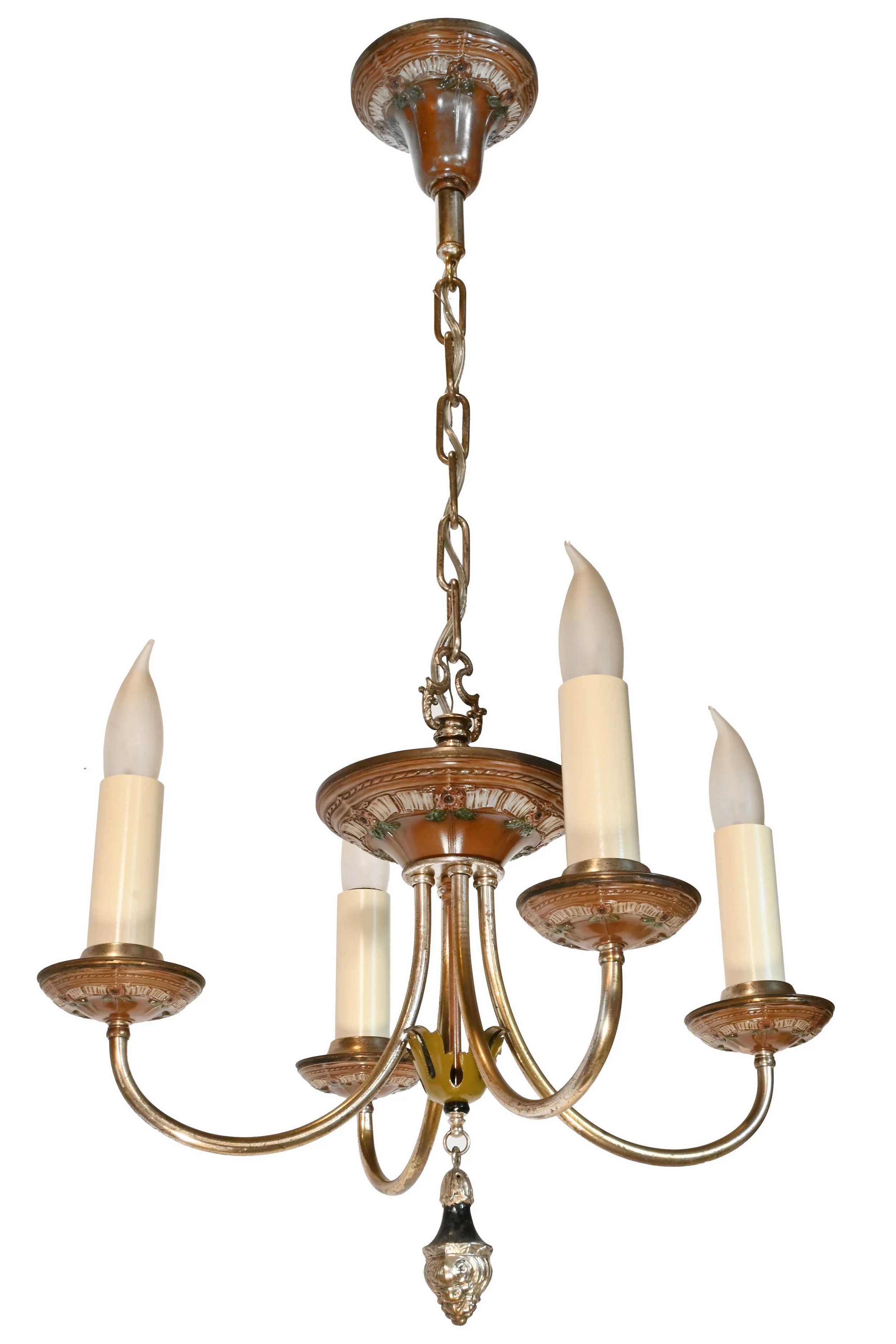 27251 silver polychrome four candle chandelier 1.jpg