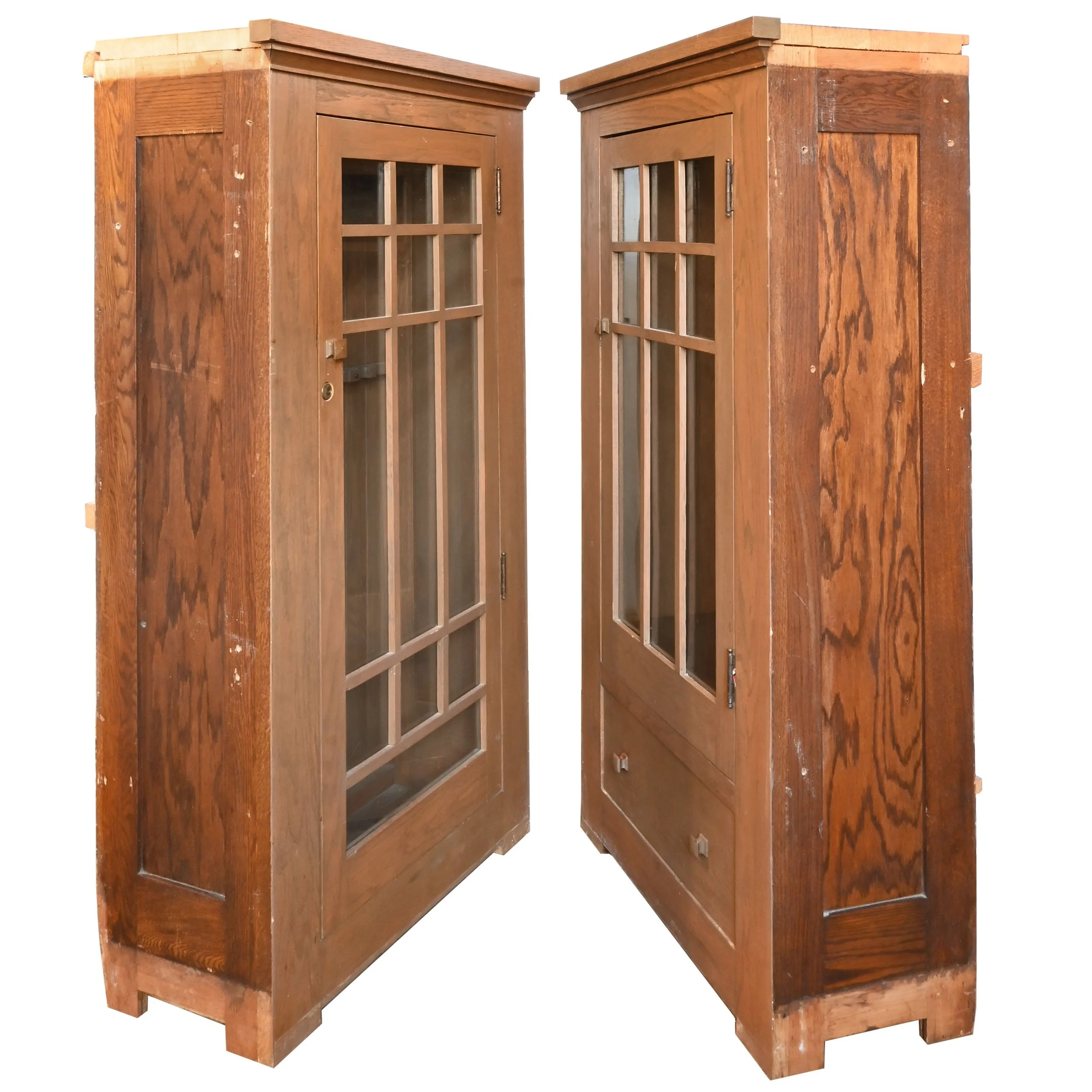 25661 light wash oak room divider cabinet pair 3.jpg