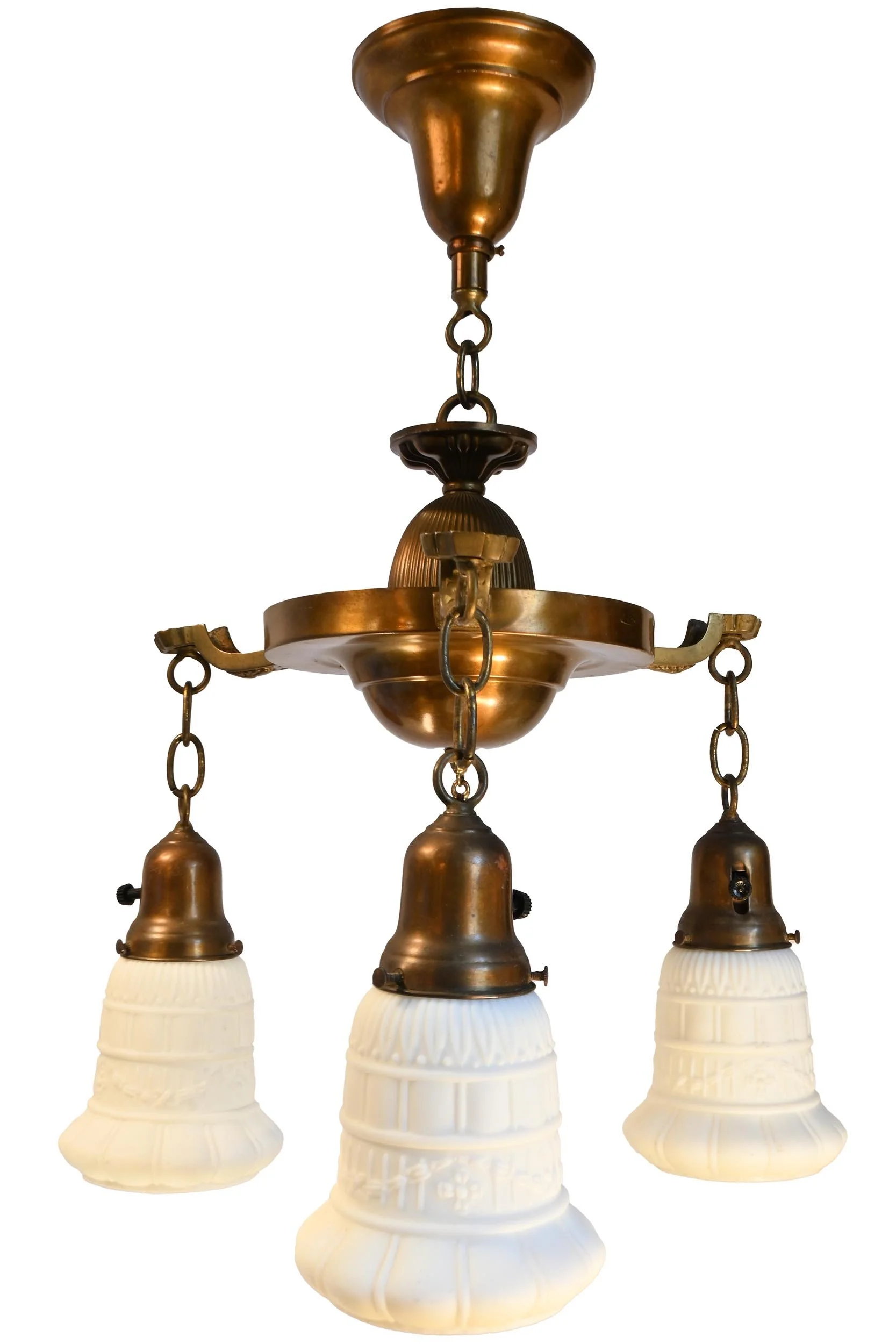 27388 brass 3 milglass shade chandelier 1.jpg