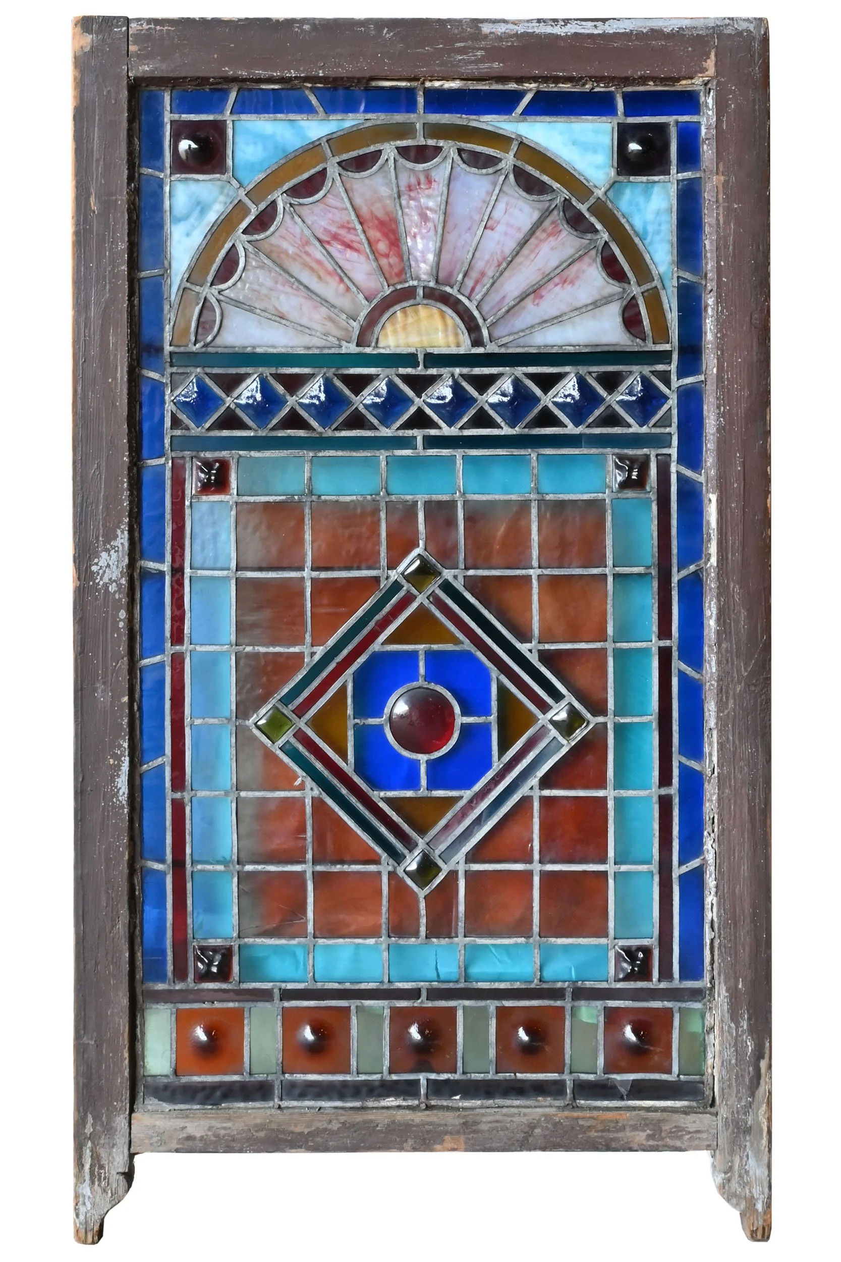 27798A colorful egyptian style stained glass window 2.jpg