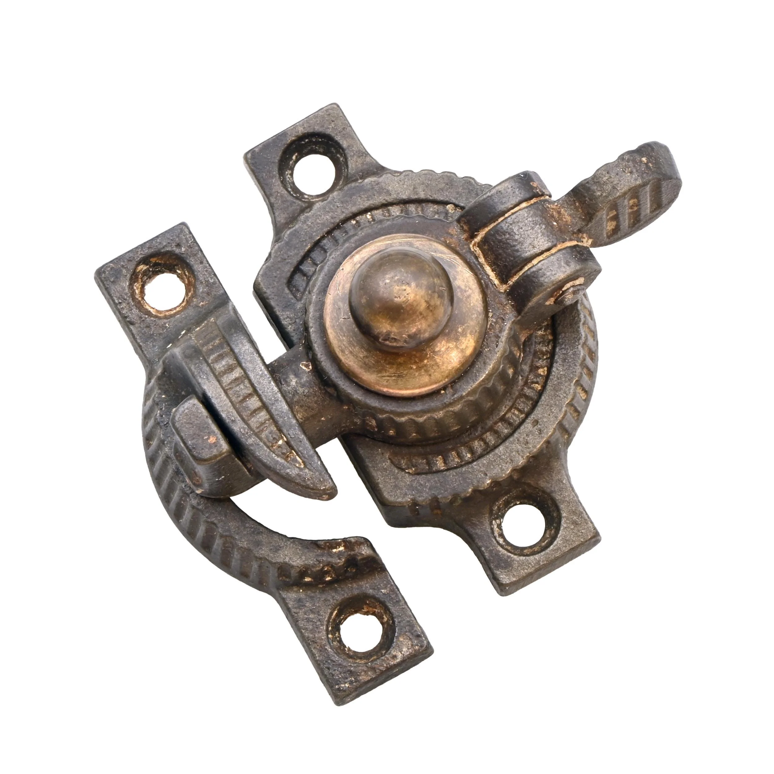 bronze and iron victorian sash locks