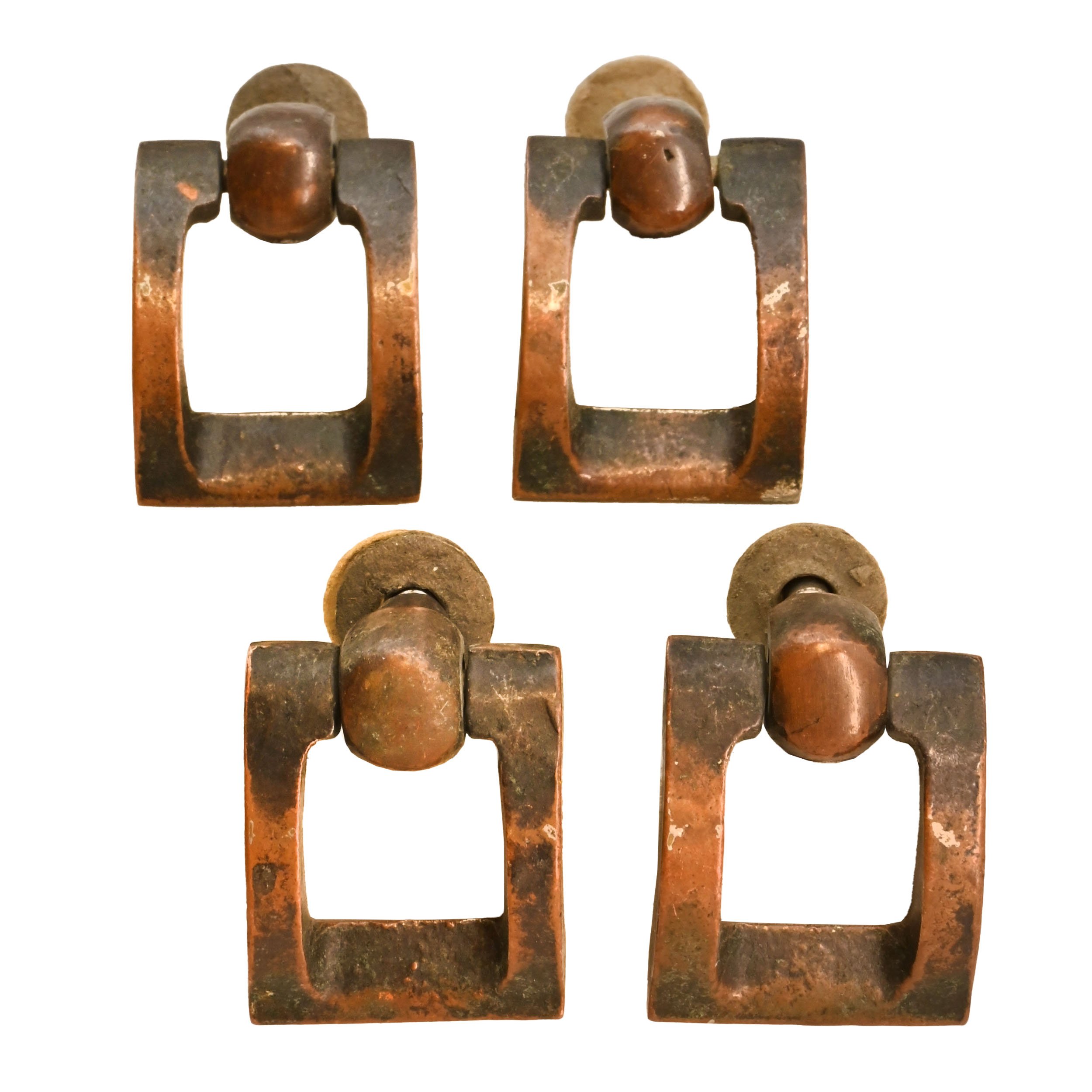 27099 set of four rectangular gilt satin drop pull 2.jpg