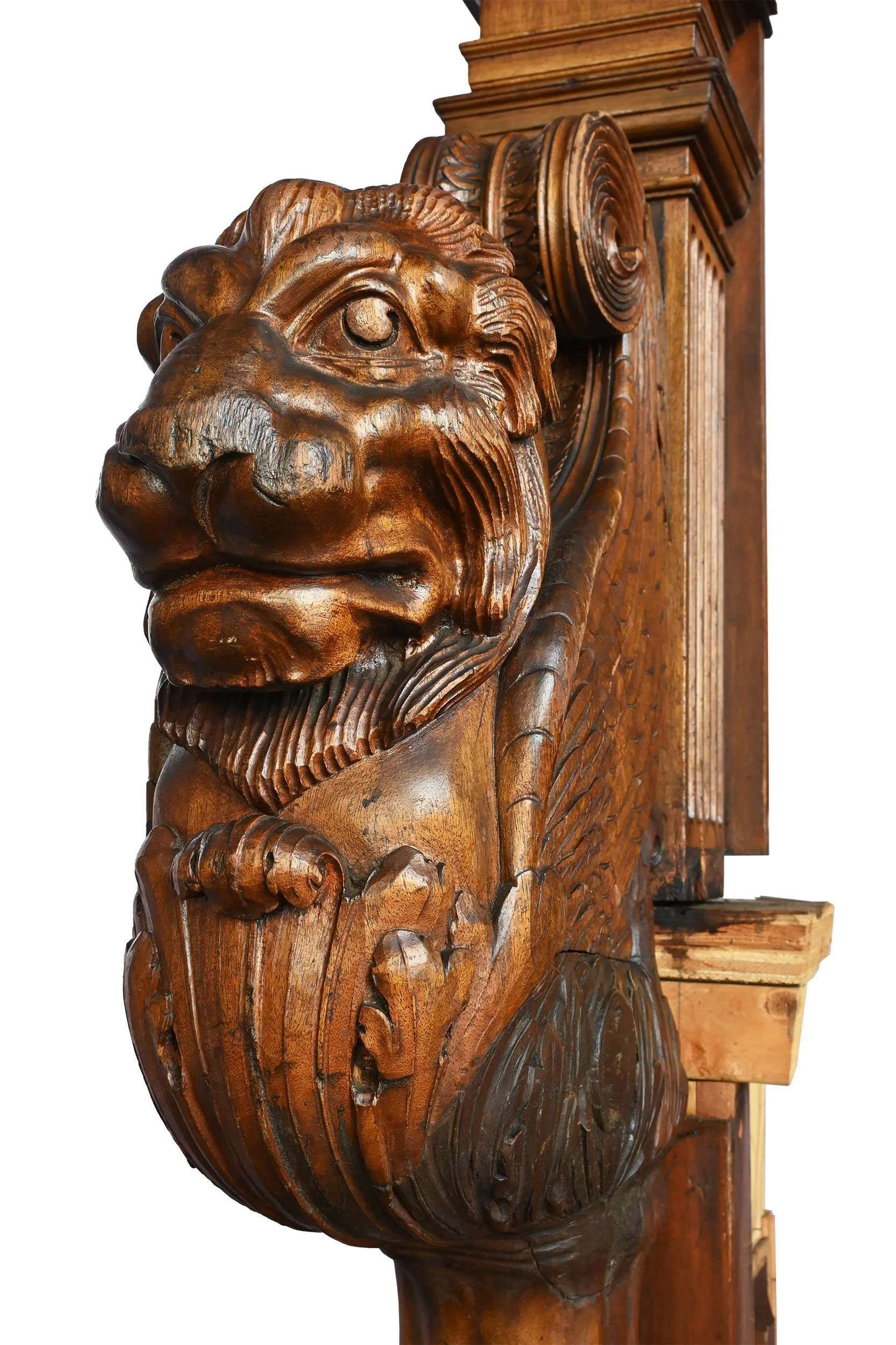 27626 pair of carved mahogany built in winged lions 2.jpg