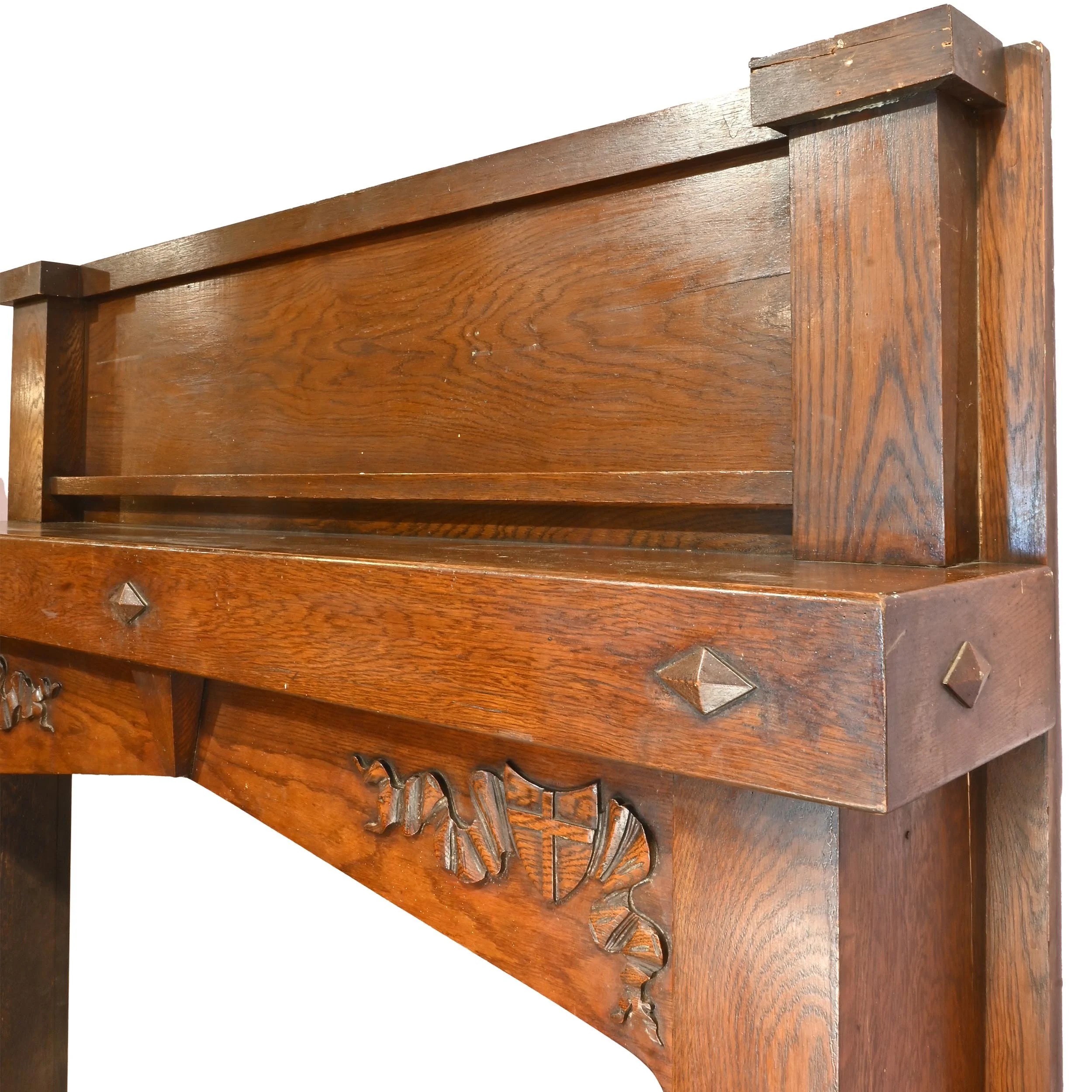 27362 oak mantel with tudor arch opening 1.jpg