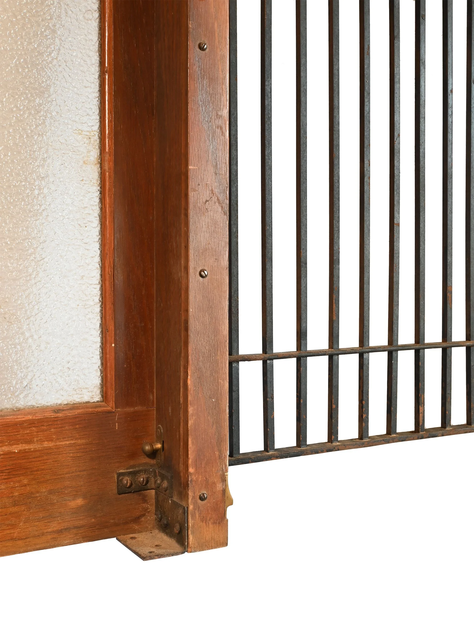 27609 oak post office "registry : money orders" window with retracting cage and textured glass window 7.jpg