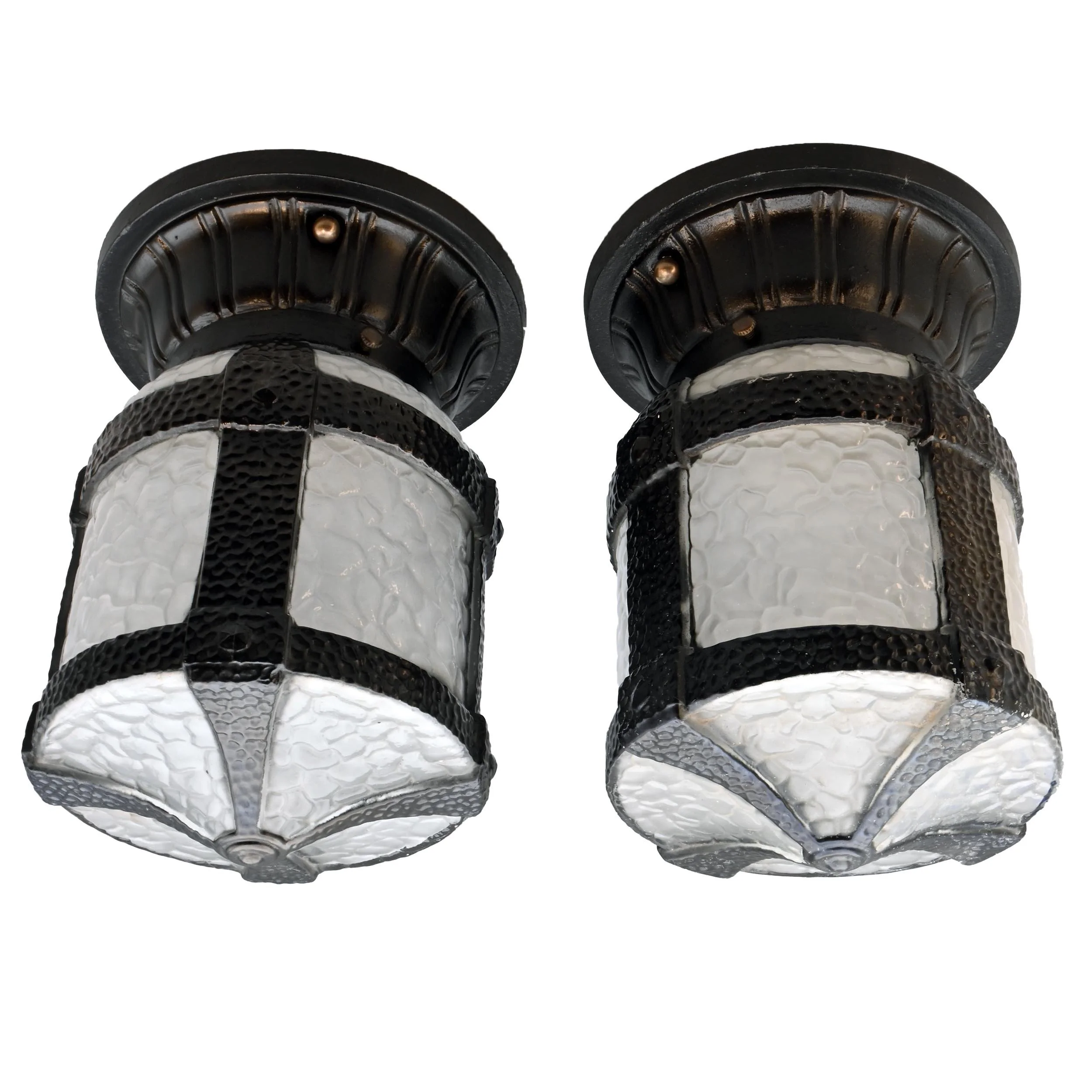 27860 flush ceiling lanterns with textured glass shade 3.jpg