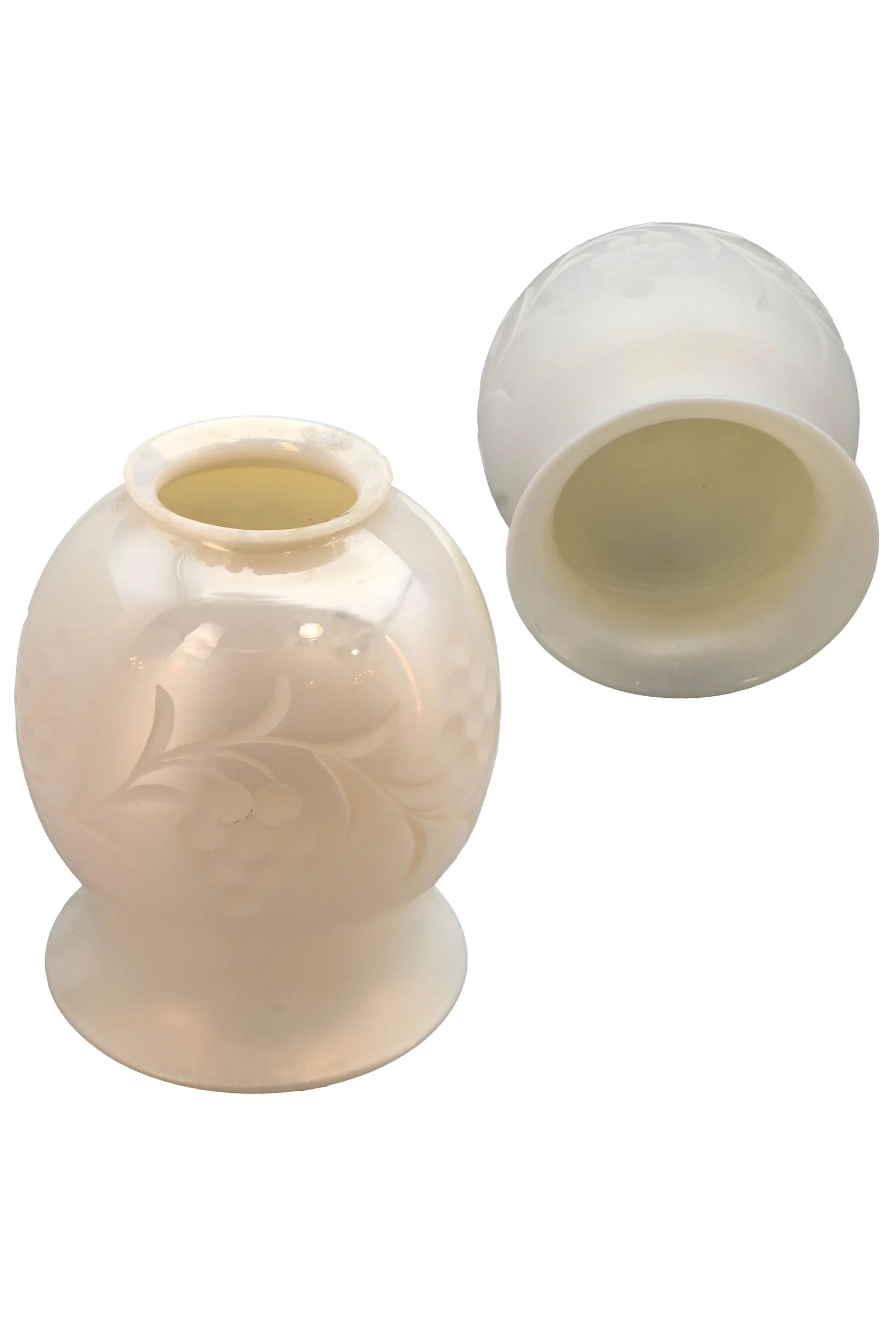 steuben calcite etched grape shade