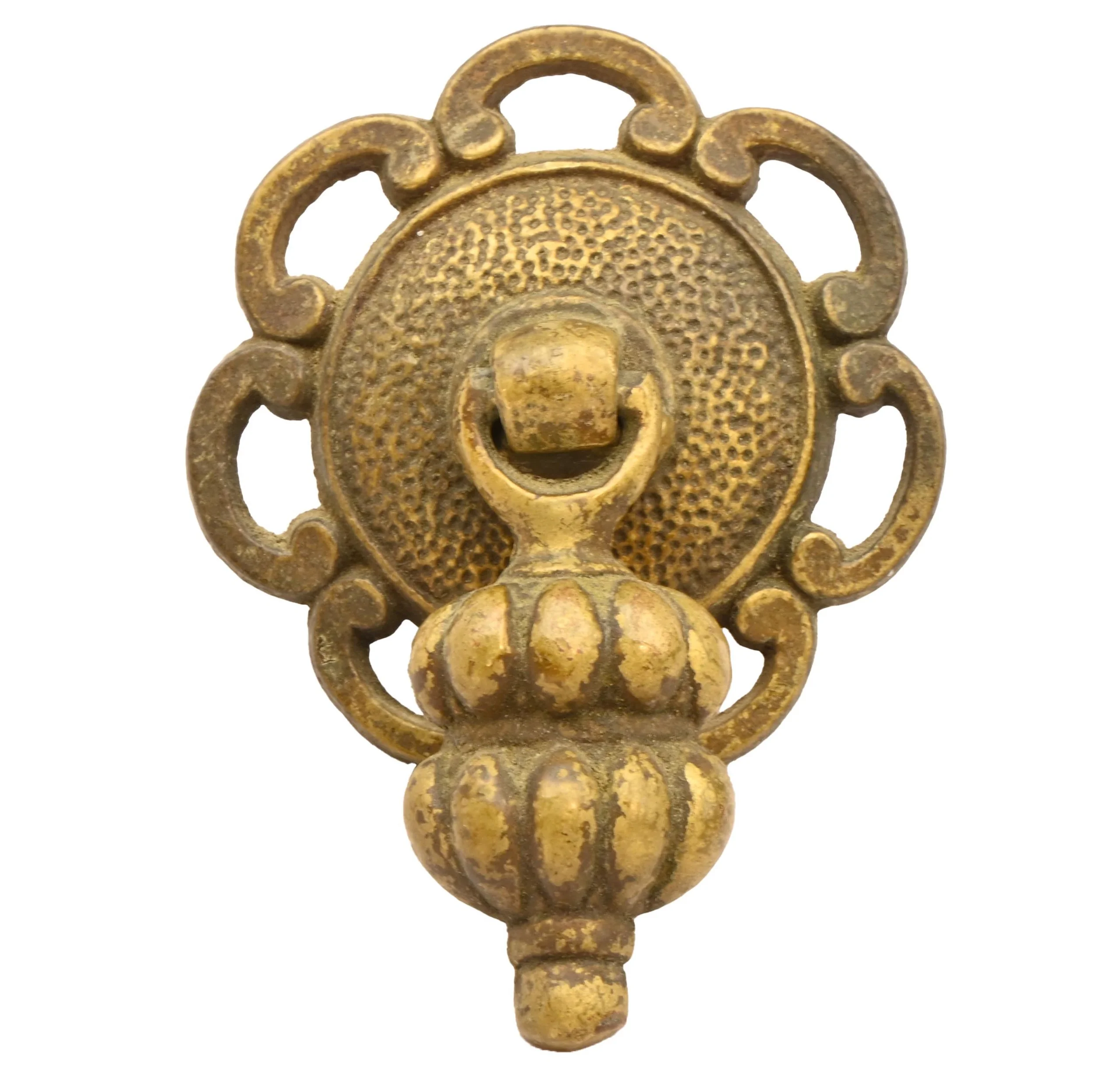 27813 brass artichoke drop pull set 2.jpg