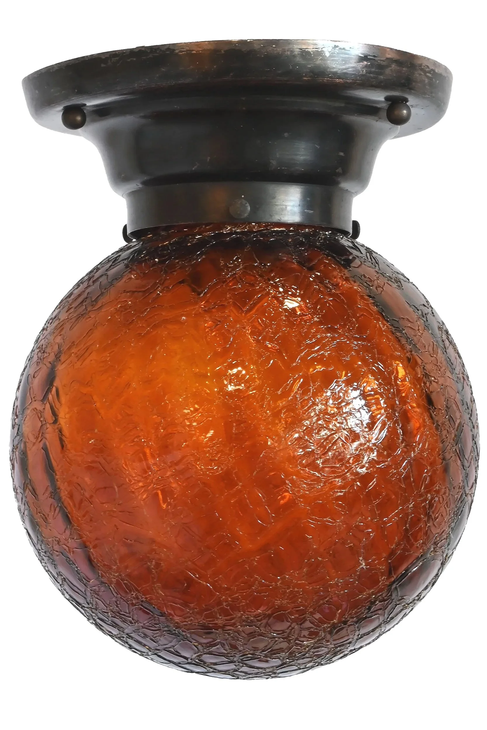 27862+black+finish+brass+flushmount+with+dark+amber+crackle+globe+1.jpg