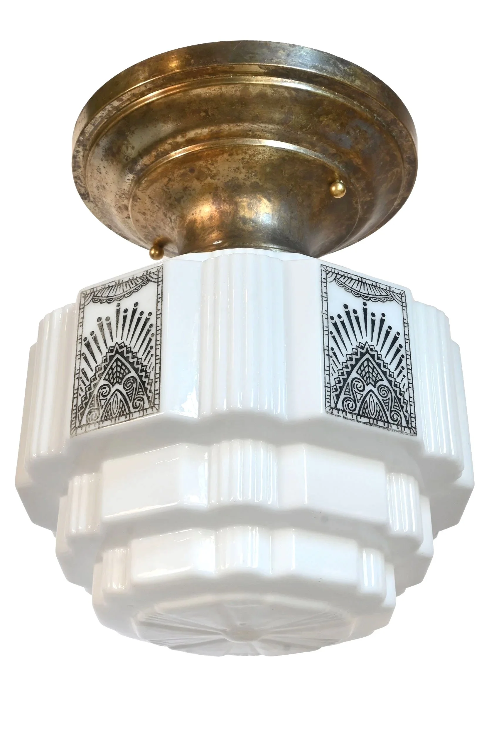 27497+squat+stenciled+skyscraper+shade+on+brass+flush+mount+2.jpg