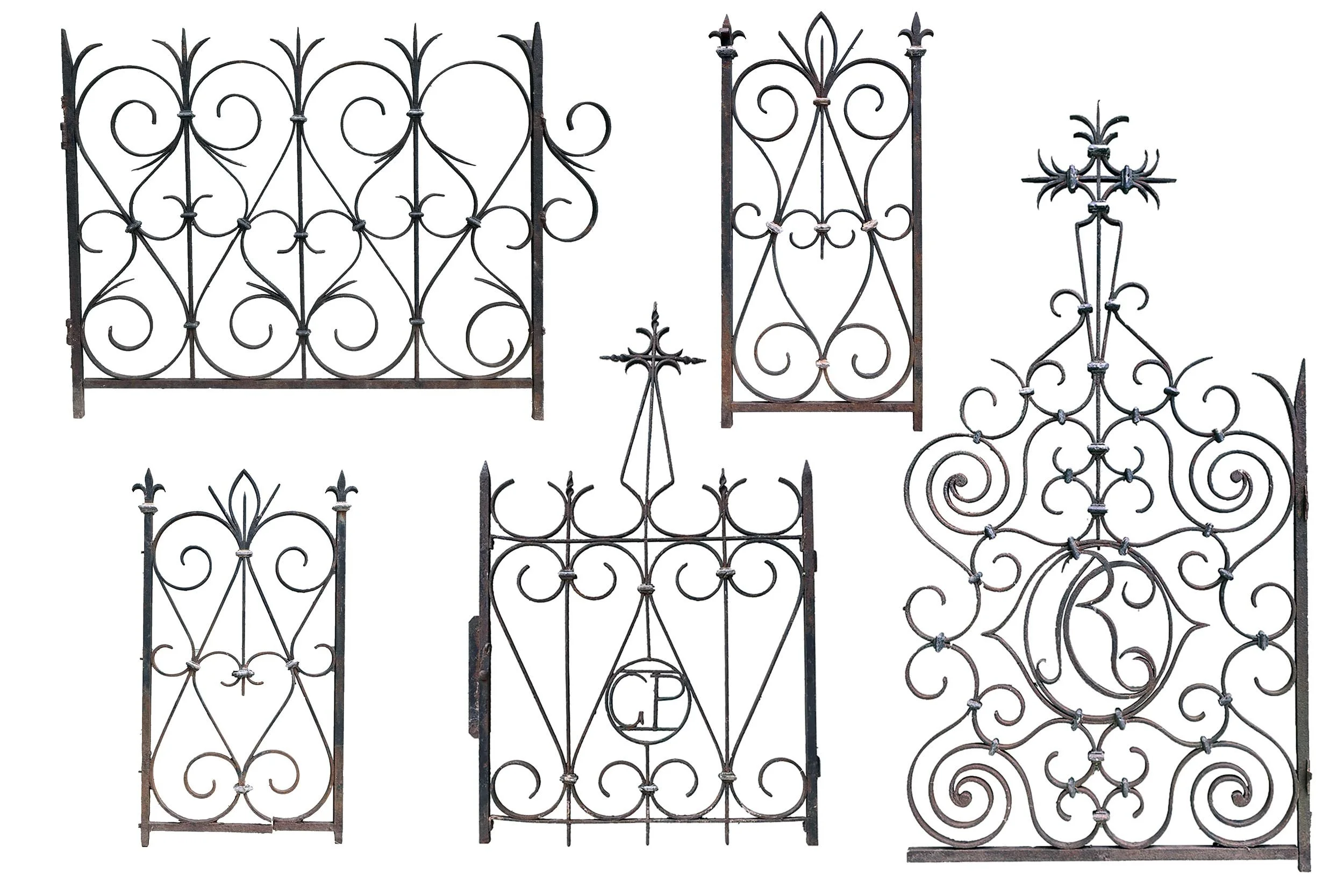 hand 1 inch wrought iron early victorian gates and fencing