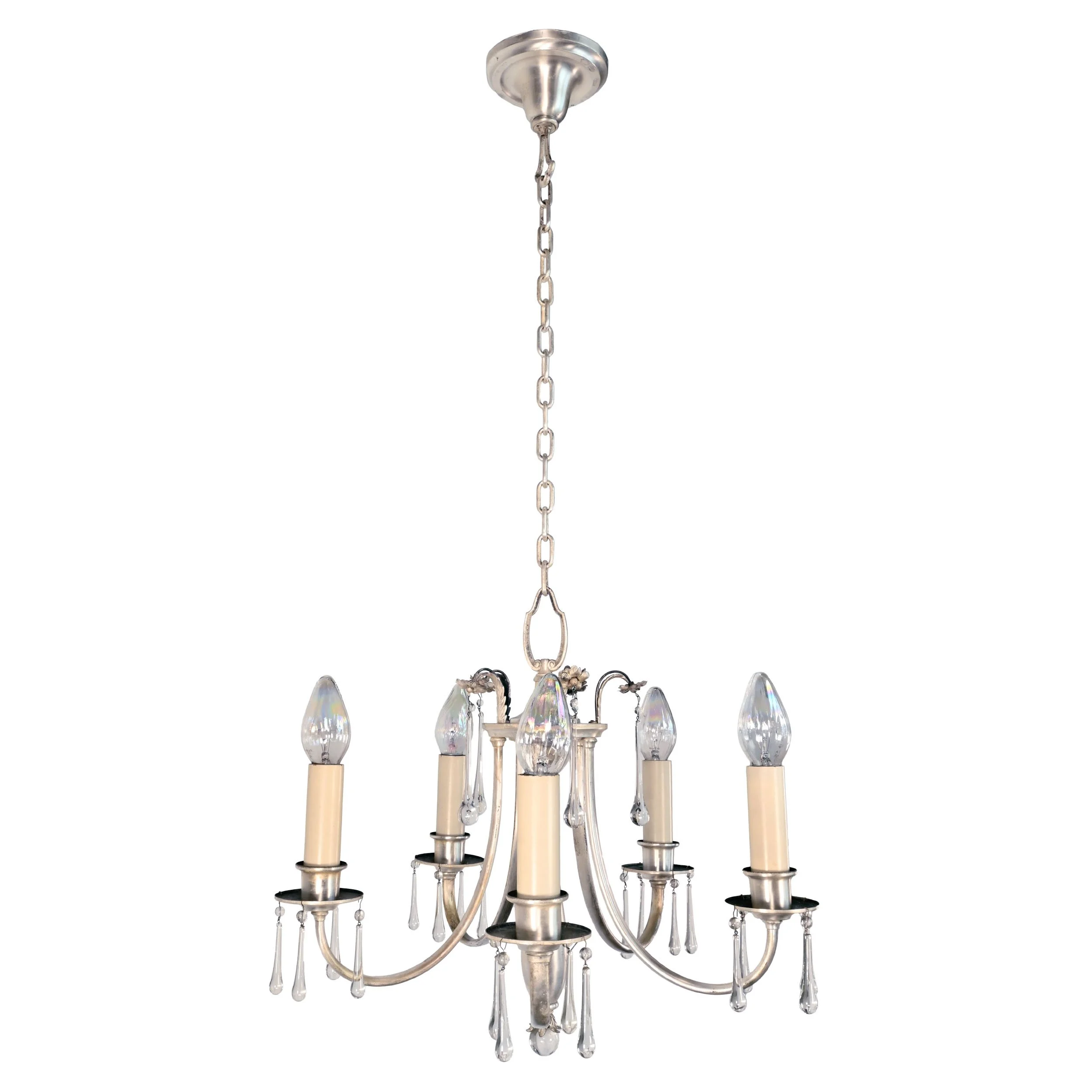 63036 federal silver five candle chandelier with teardrop crystals 2.jpg