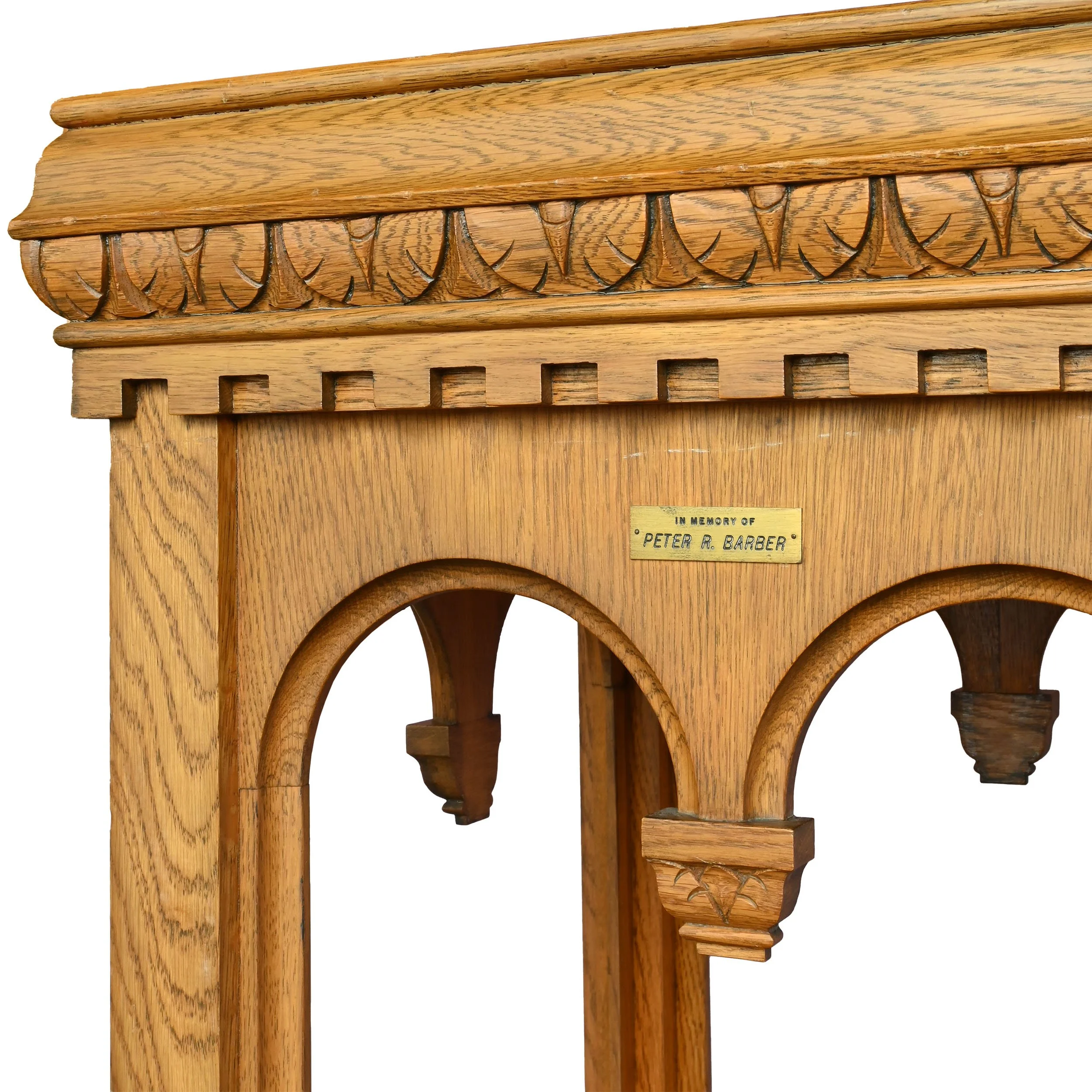 27748 gothic carved golden oak side table 2.jpg