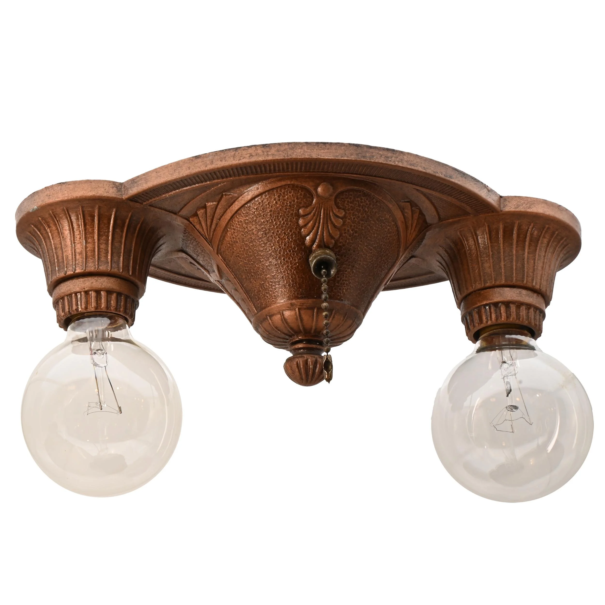 27335 polychrome bare bulb 2 light ceiling hugger 2.jpg