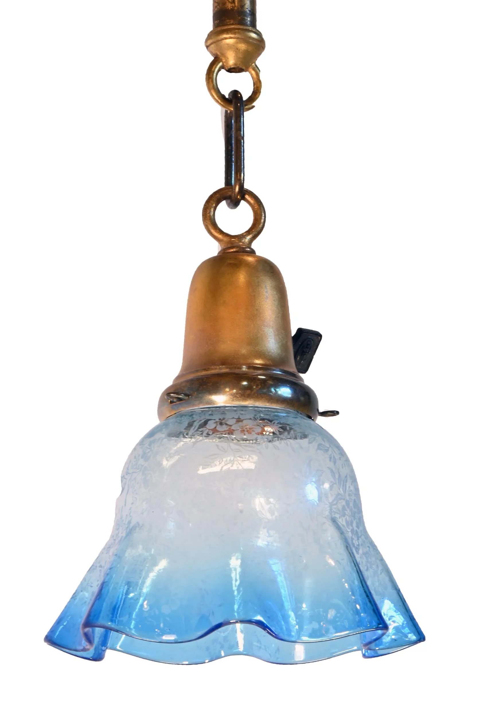 27923 brass pendant with blue ombre shade 3.jpg
