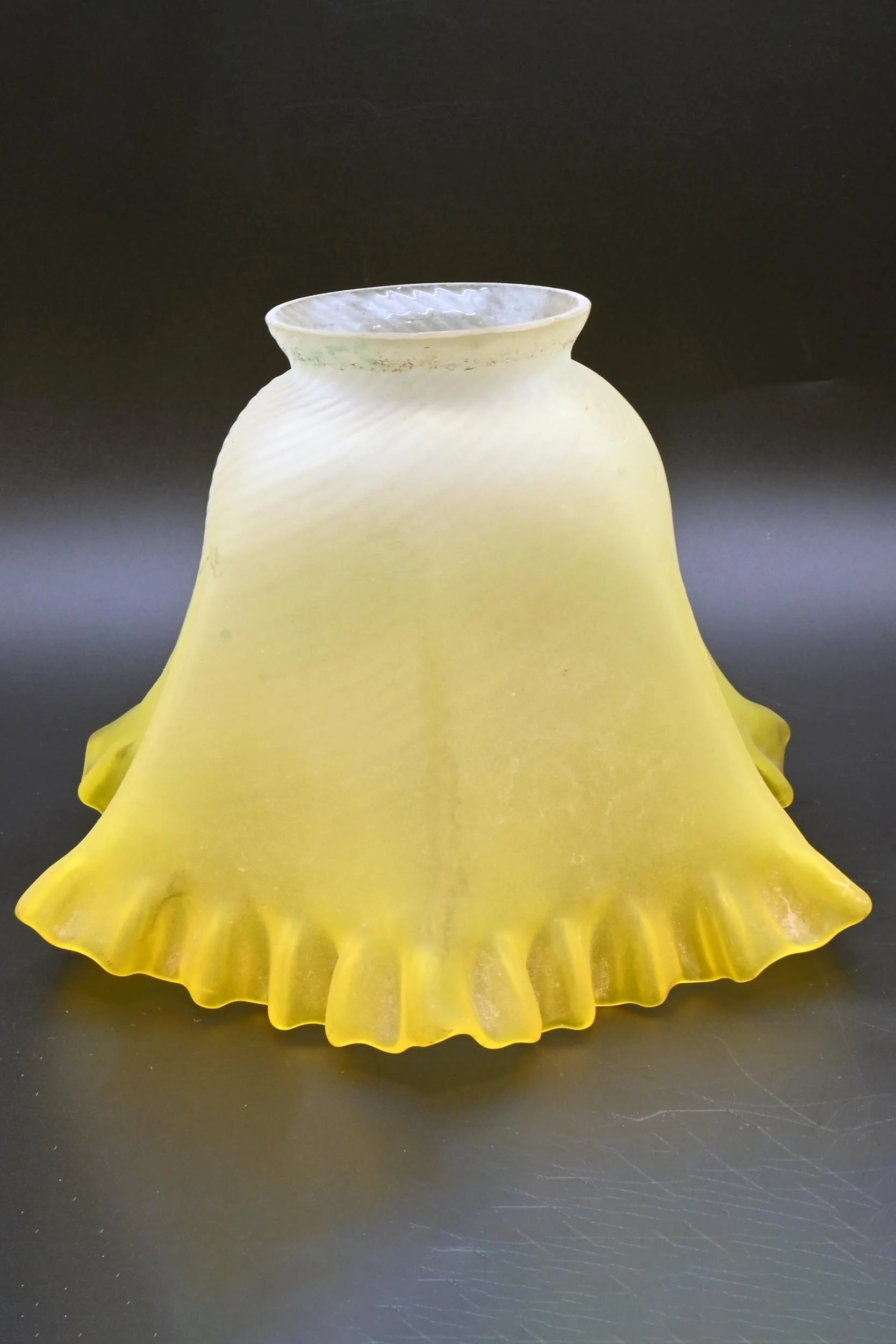 27825 matt yellow etched set of three piecrust shades 1.jpg