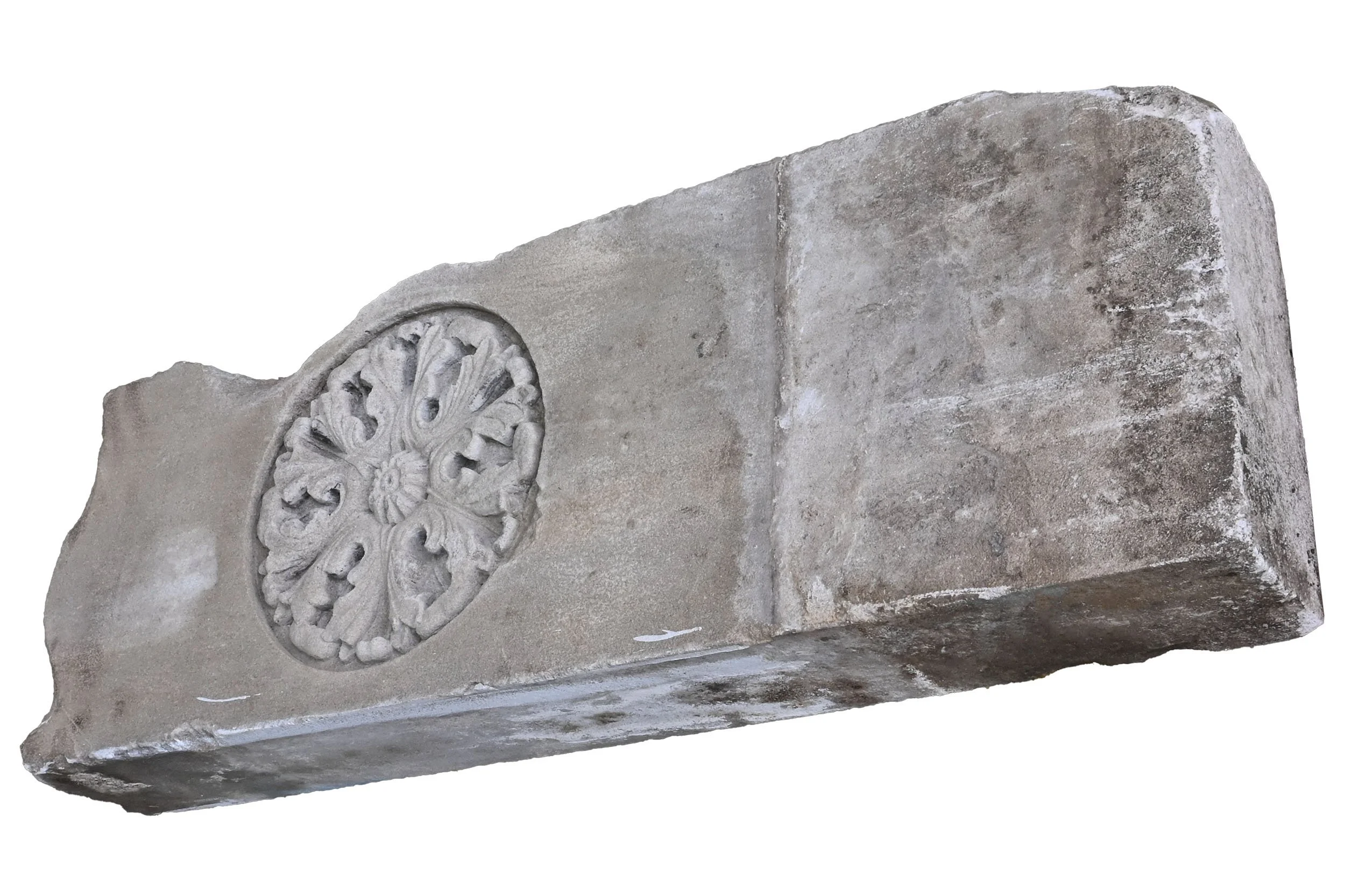 27647 carved rosette limestone building ornament 2.jpg