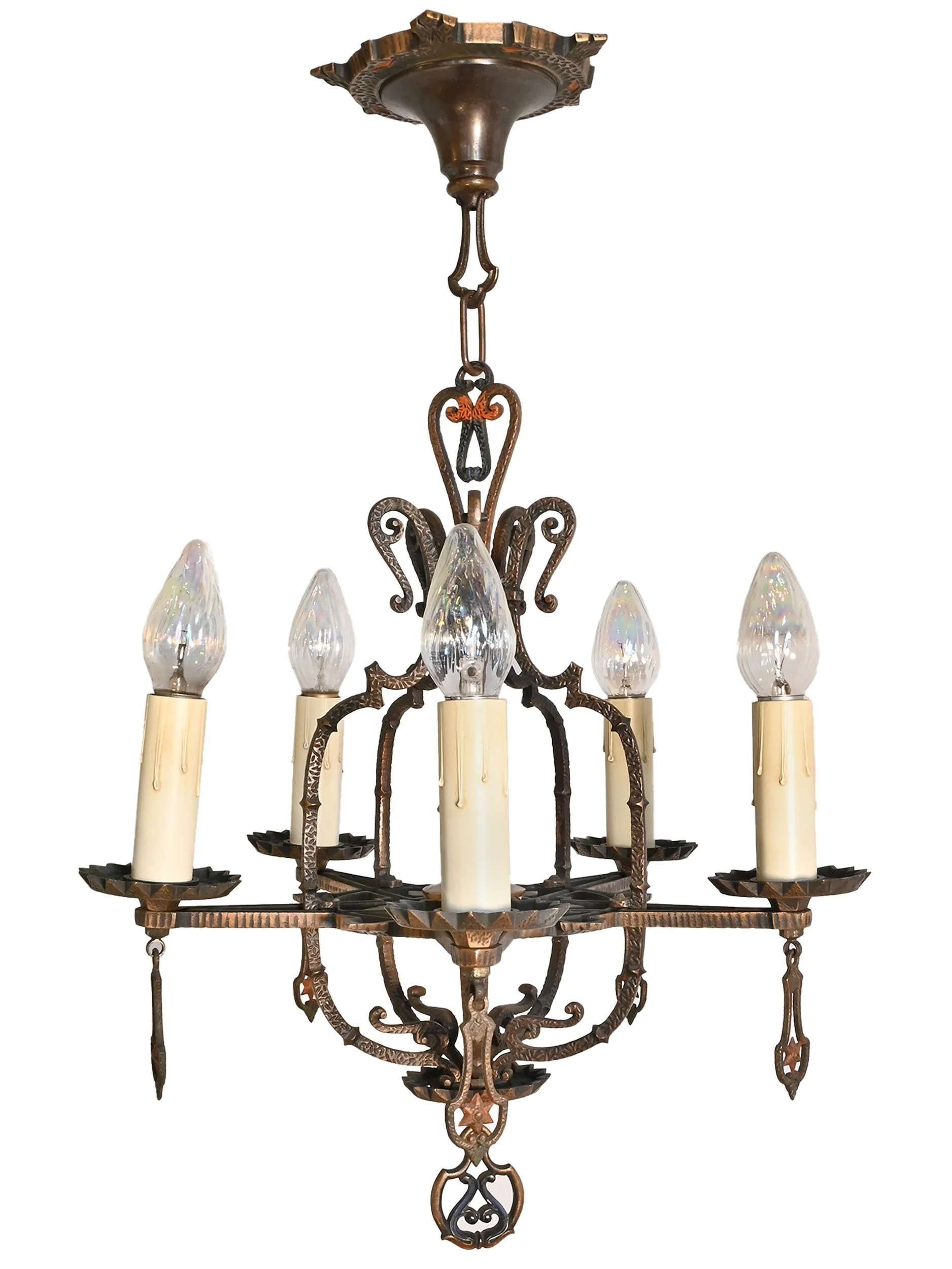 46828 moe bridges tudor revival five candle chandelier with subtle polychrome 1.jpg