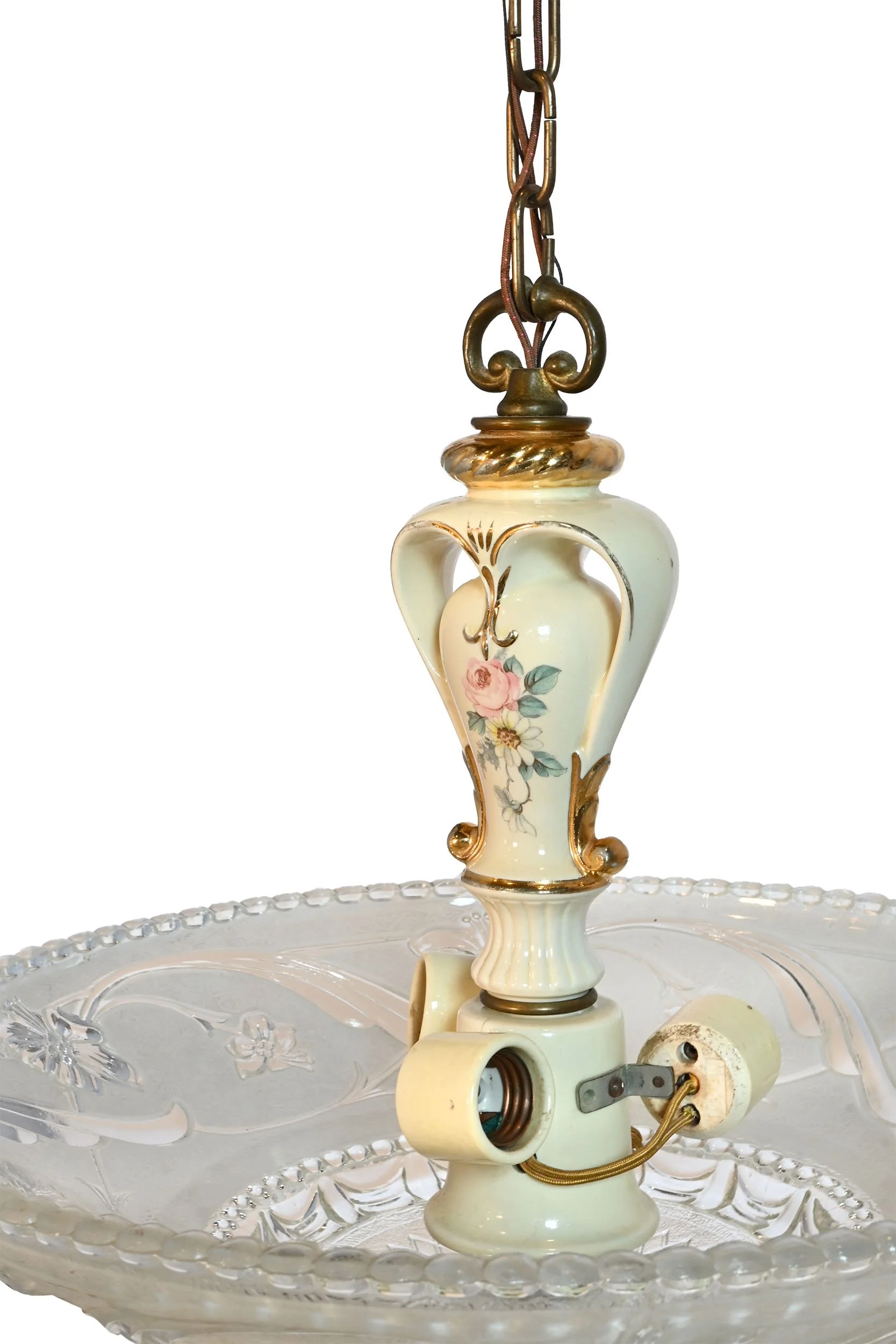 27395 porcelain and glass bowl pendant with gold and floral details 1.jpg