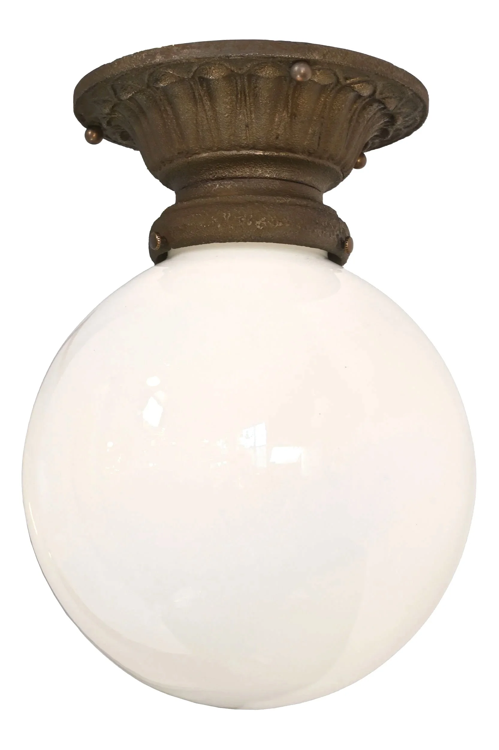 27038+weathered+cast+iron+flushmount+with+white+globe+1.jpg