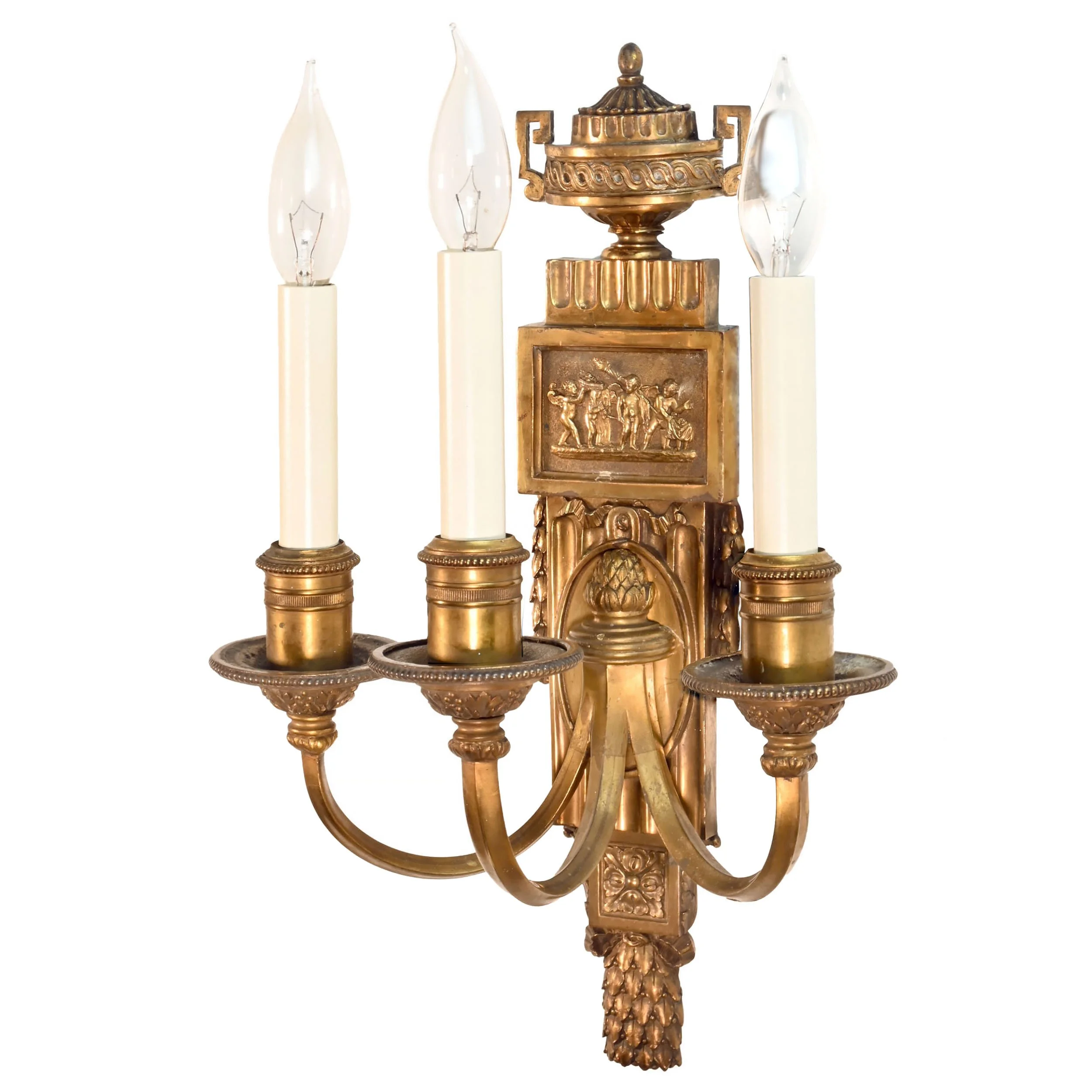 63037 caldwell brass three candle sconce with cherubs 3.jpg
