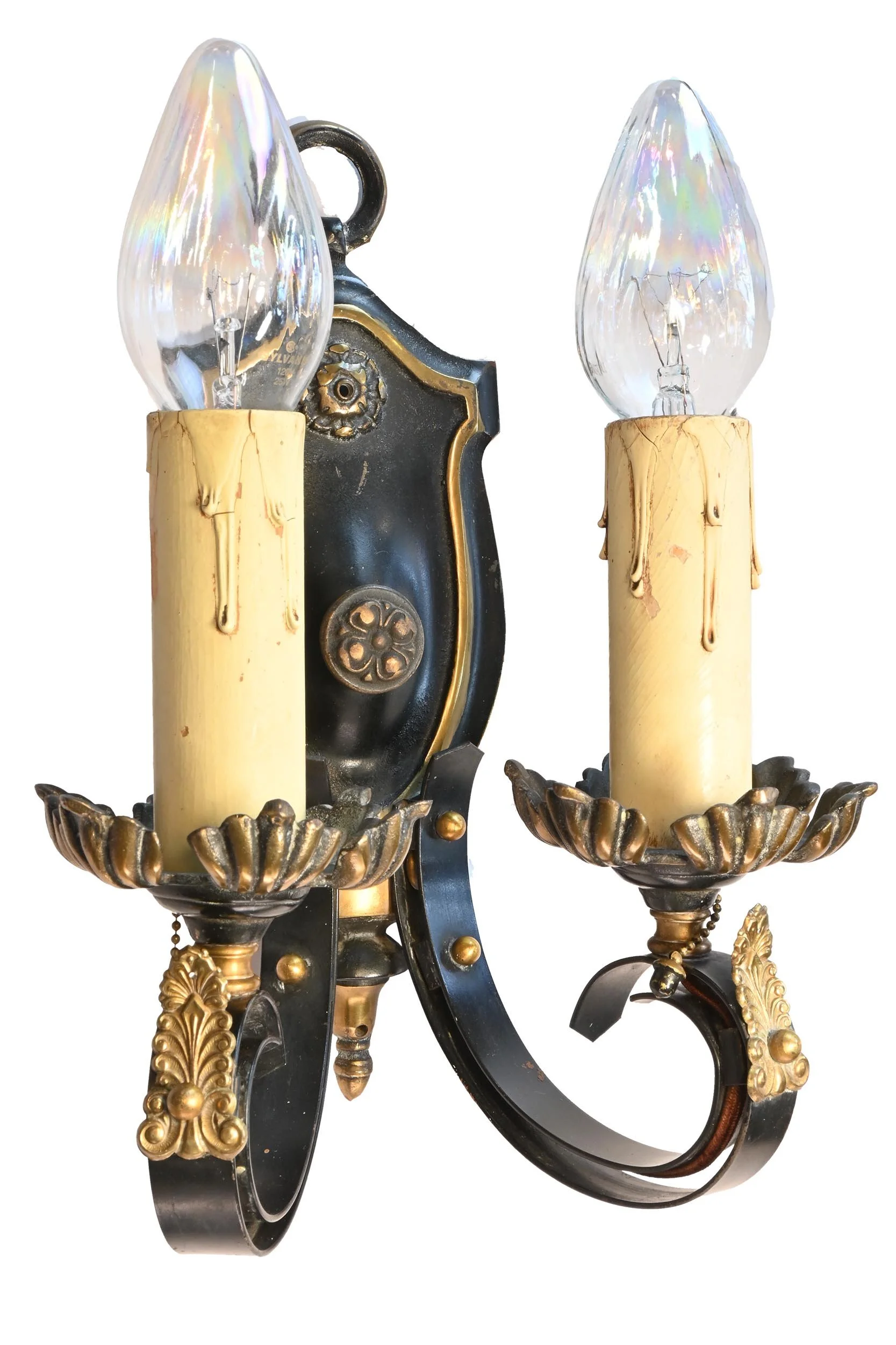 27293 acanthus armed 2 candle sconce pair 1.jpg