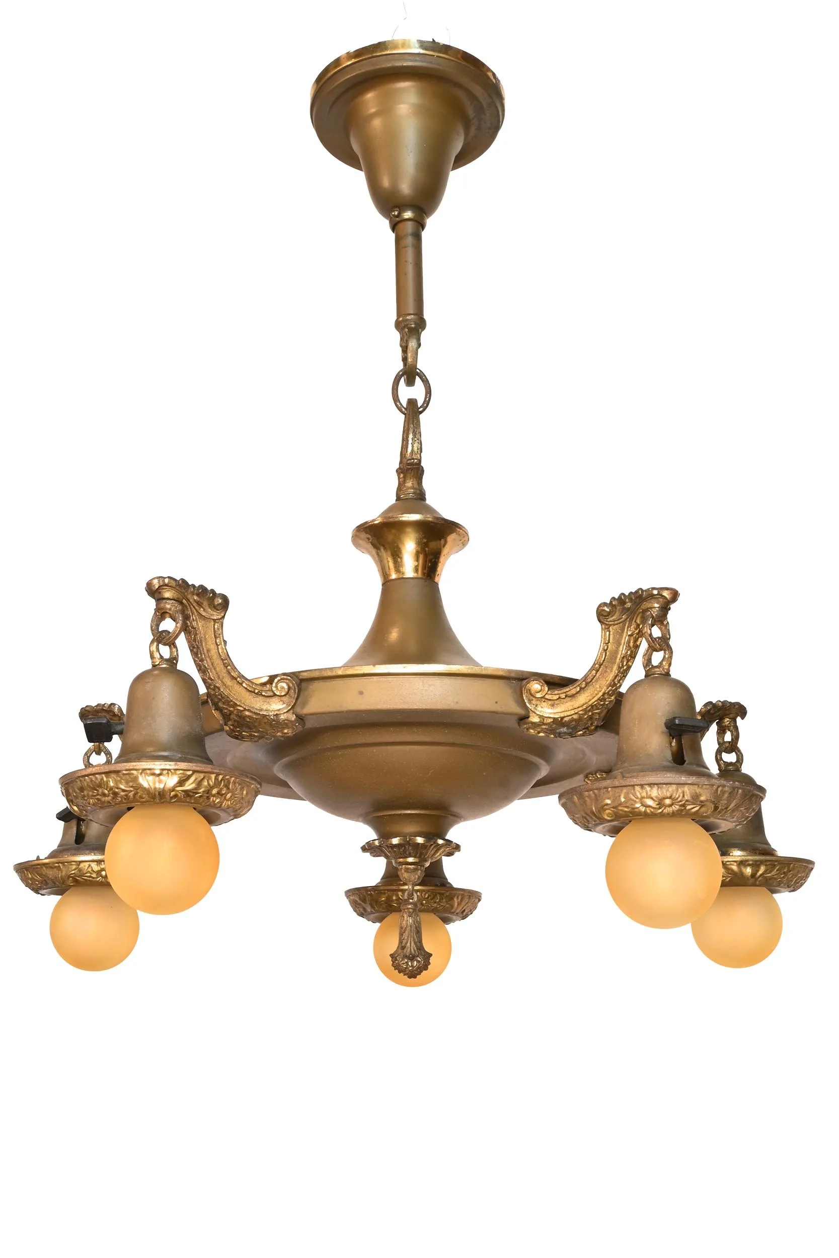 27716 bare 5 light drop brass pan chandelier 3.jpg