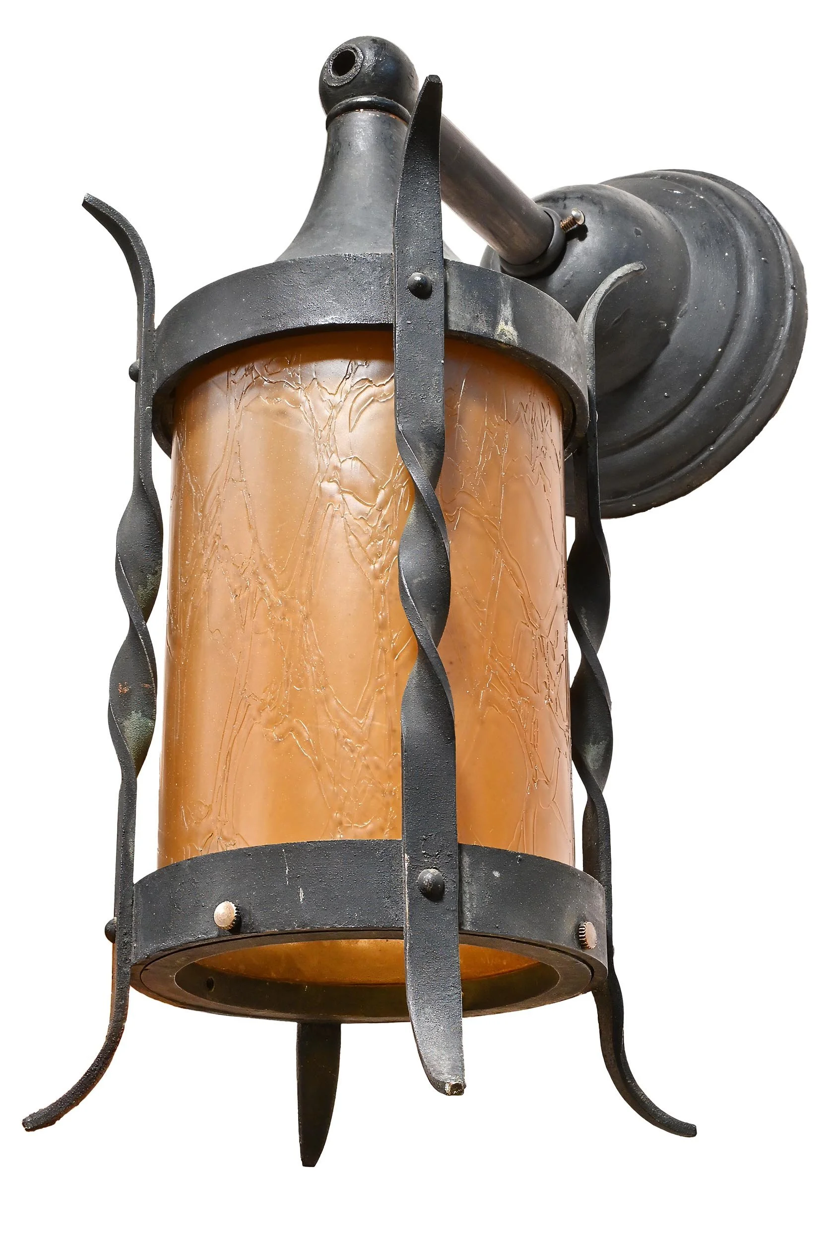 27149 bronze exterior hand twisted spired sconce 2.jpg