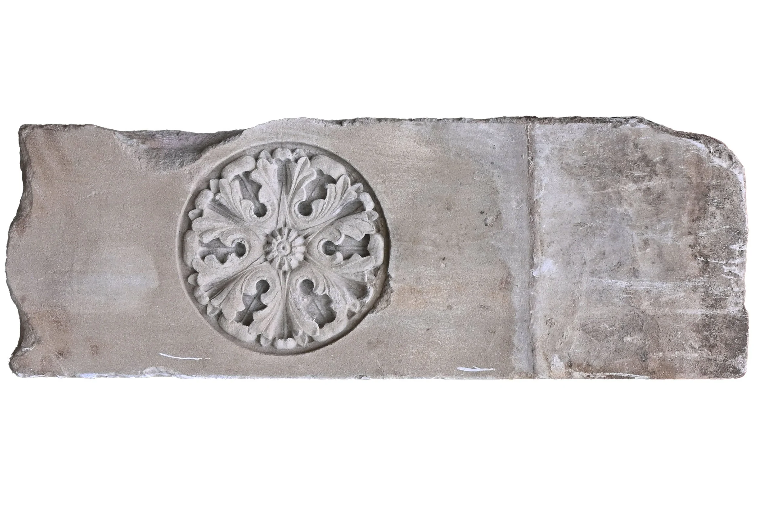 27647 carved rosette limestone building ornament 1.jpg