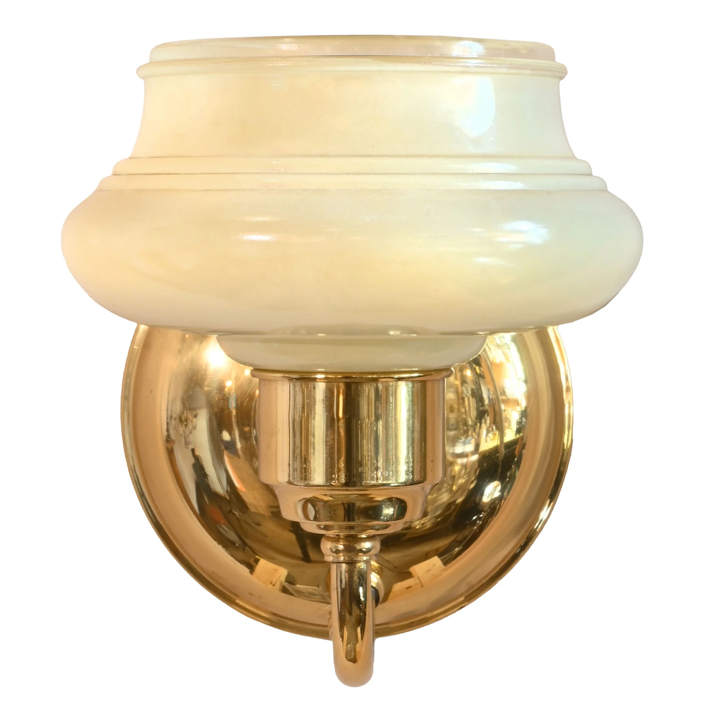 27394 brass and custard shade sconce pair 1.jpg