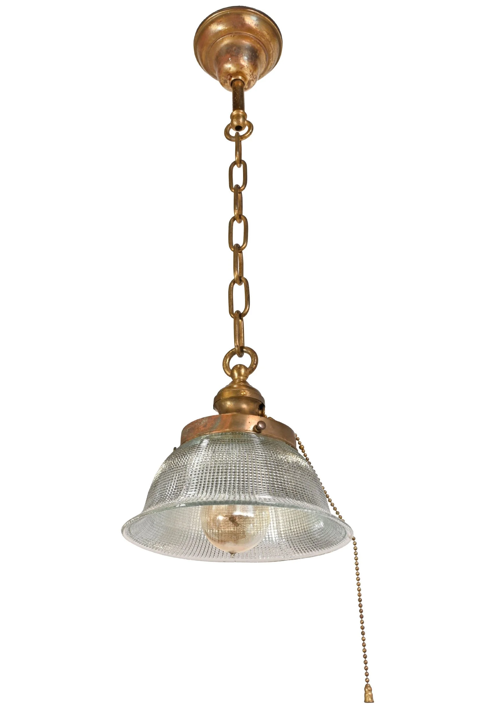 27157 patinated brass pendant with prismatic shade 2.jpg