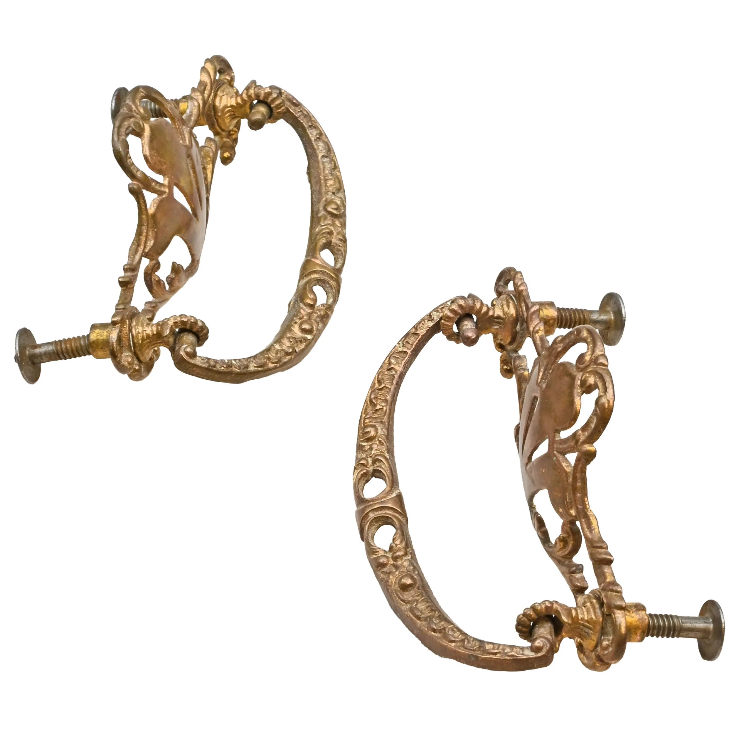 27014 pair of cast brass victorian bail pulls 2.jpg
