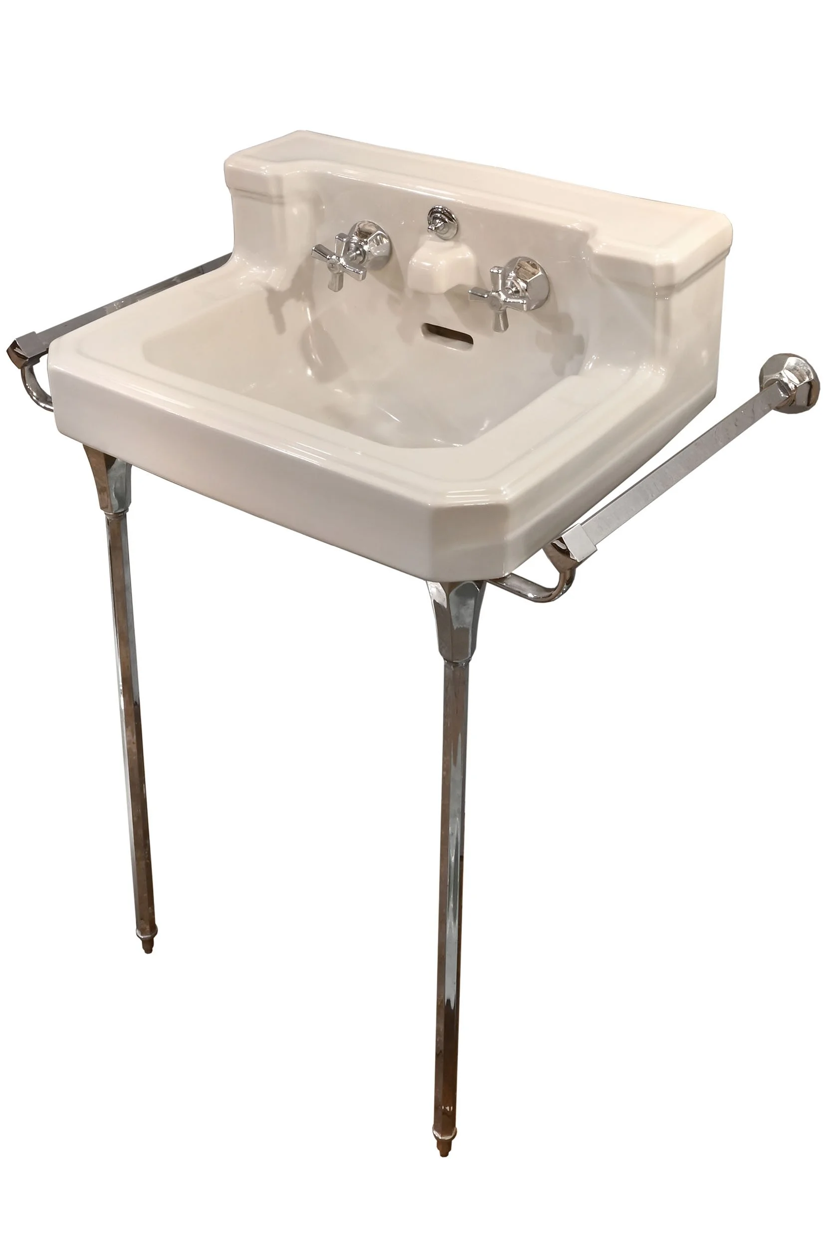27608 standard porcelain console sink with double towel bars 2.jpg