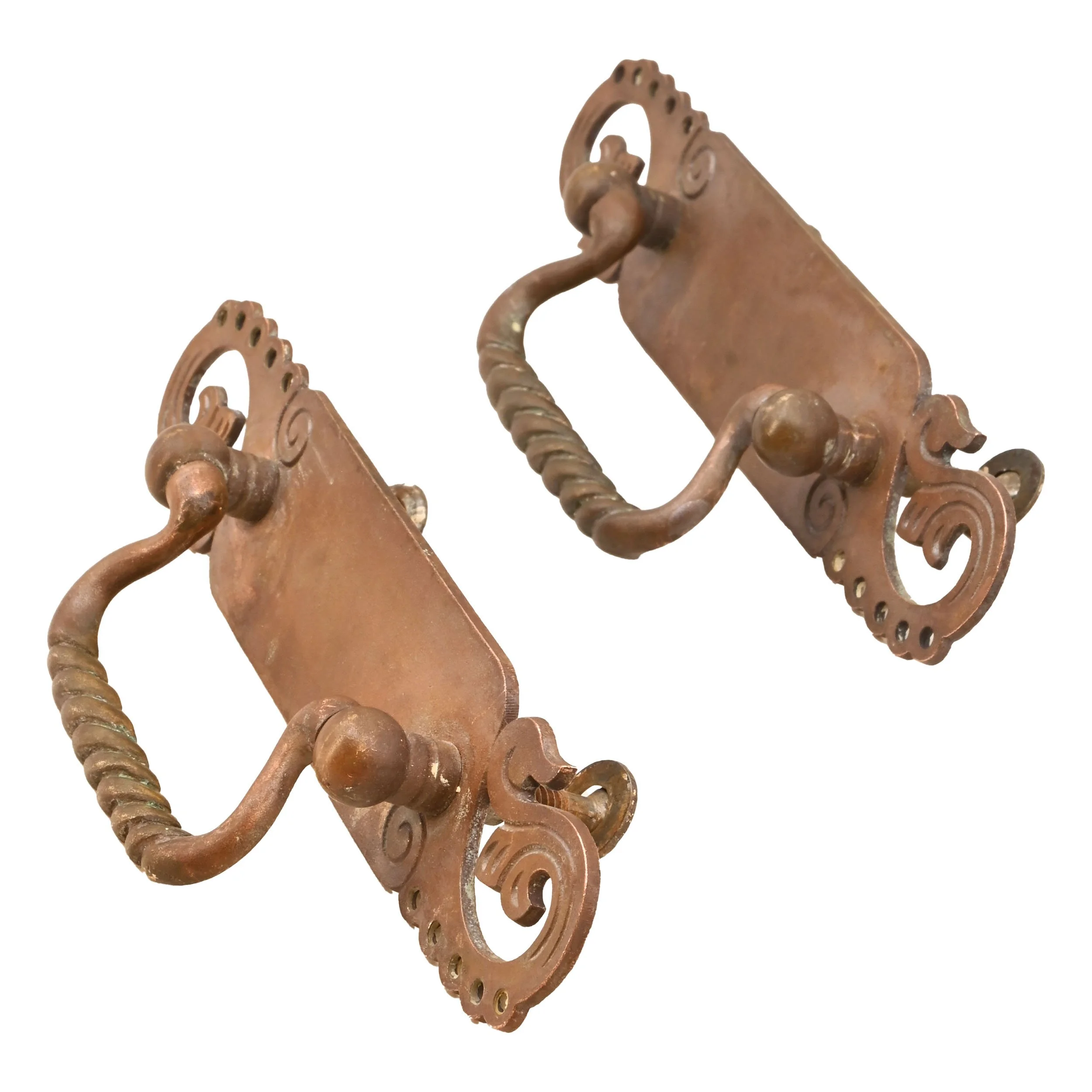 27306 brass aesthetic movement drawer pull pair 2.jpg
