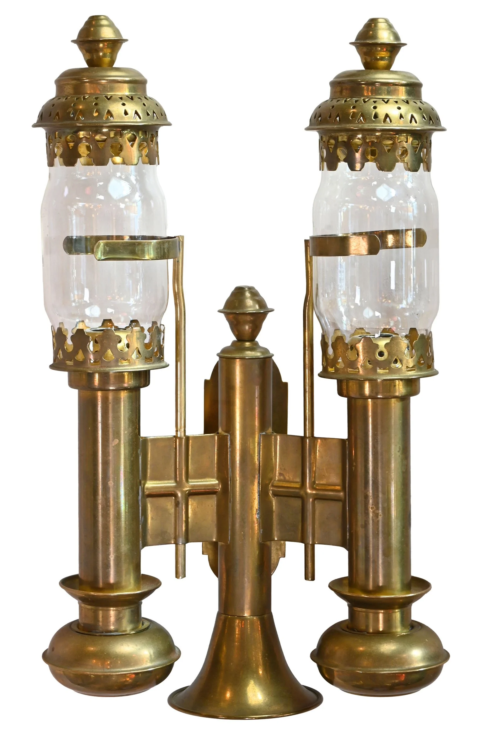 27708 pair of traincar double arm sconces with shades 1.jpg