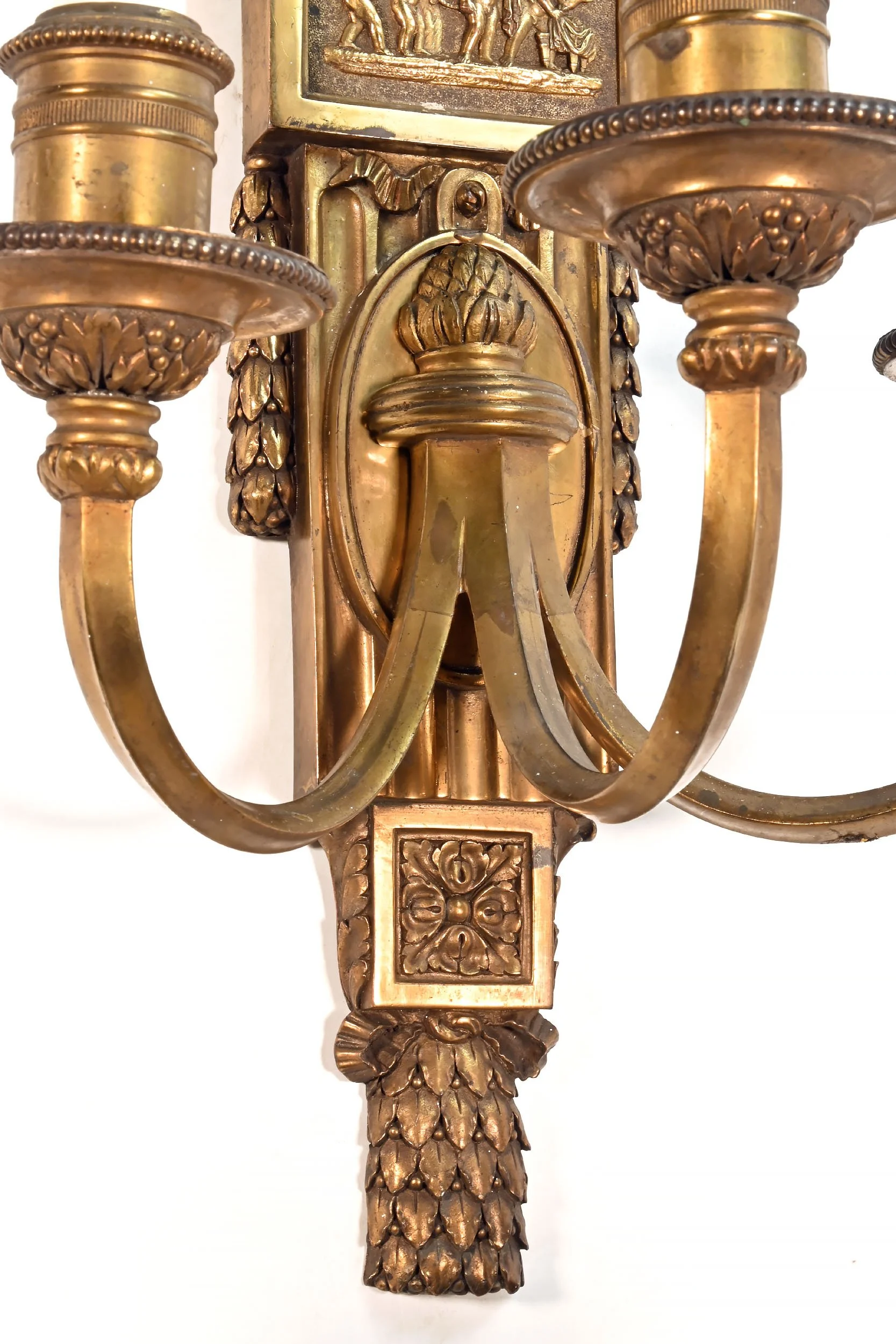 63037 caldwell brass three candle sconce with cherubs 5.jpg