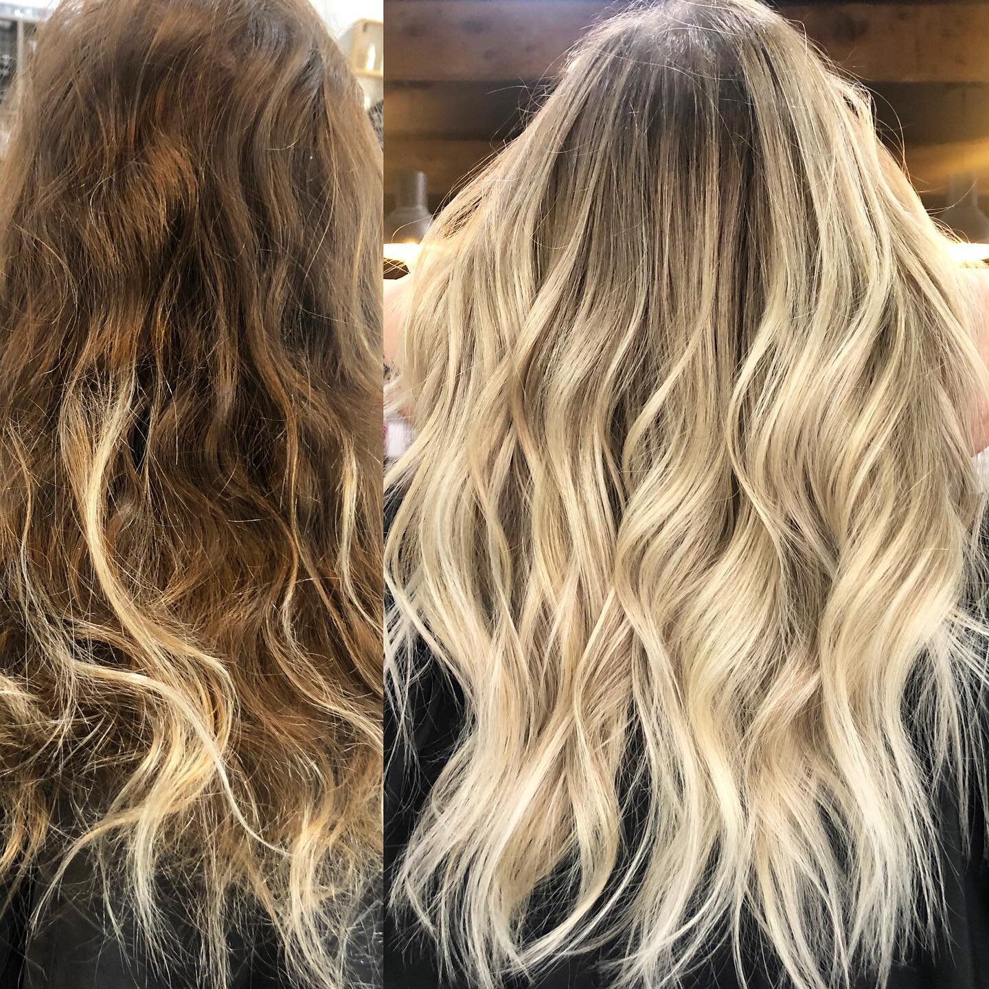 🔥Major makeover for Monica from 18 months regrowth of scalp bleach 🙈
✔︎ We created this minimal maintenance balayage that will last her for 4-6 months シ

&hearts;︎ Hair by @bechi.nguyen @kaiandcohair @powernetworkaus @redken 
#kaiandcohair #hair #b