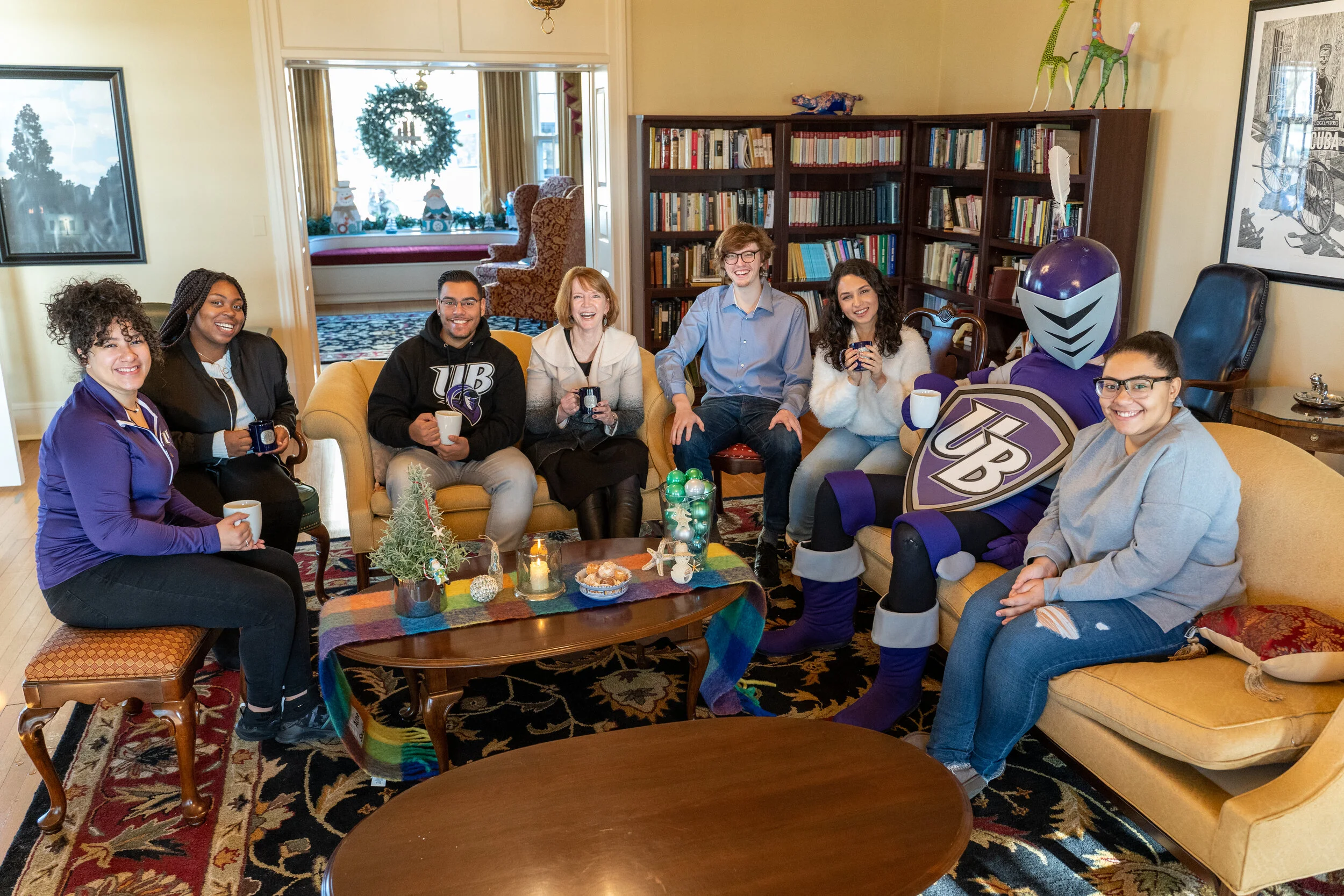 Holiday cheer in Pres house.jpg