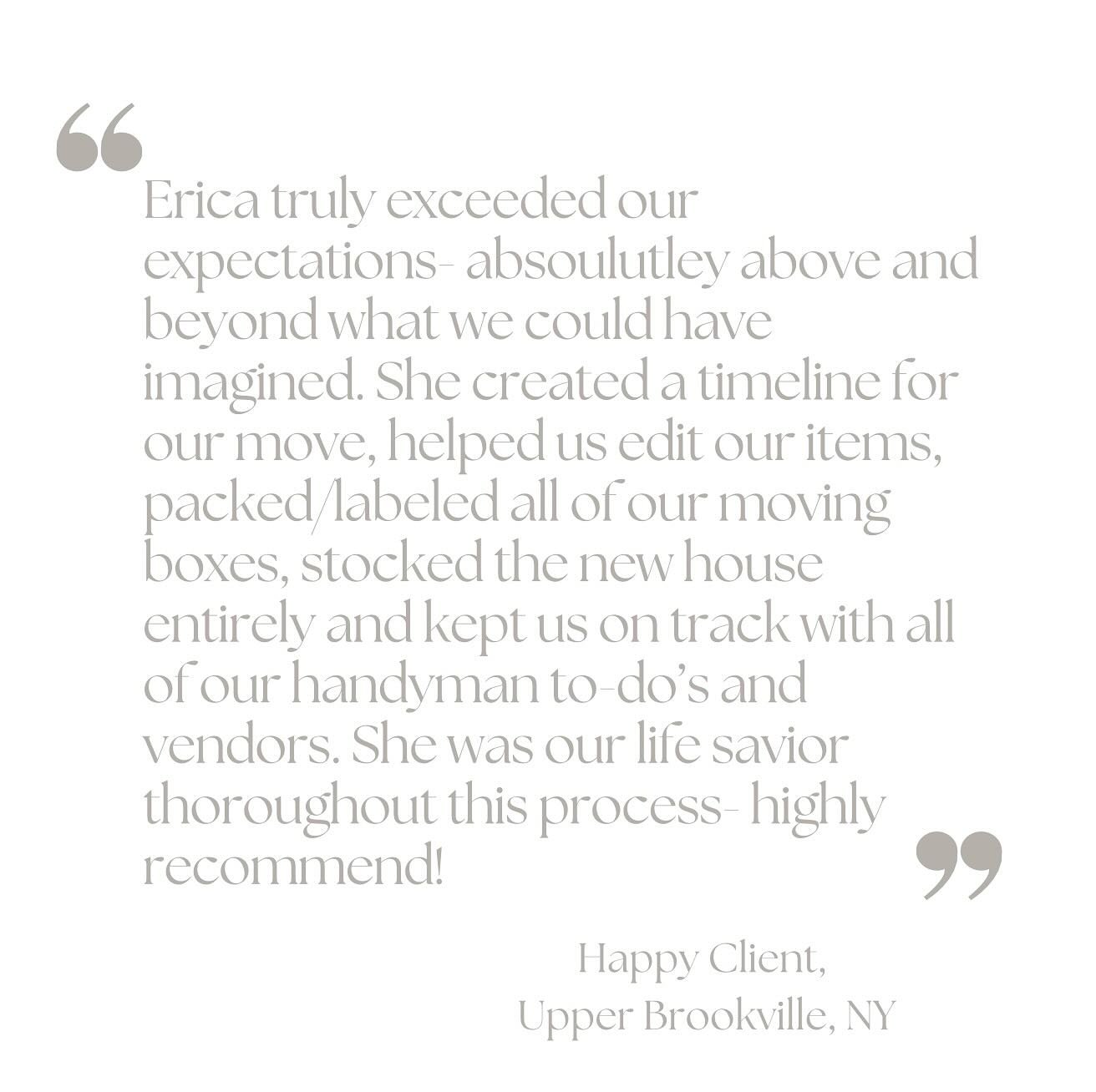 Our first client move in New York was a success, So excited to continue growing our New York clientele✨💖