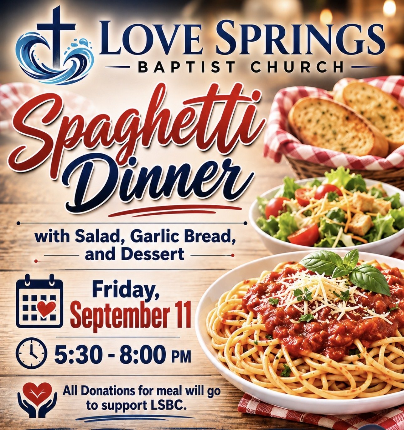 Churchwide Spaghetti Supper