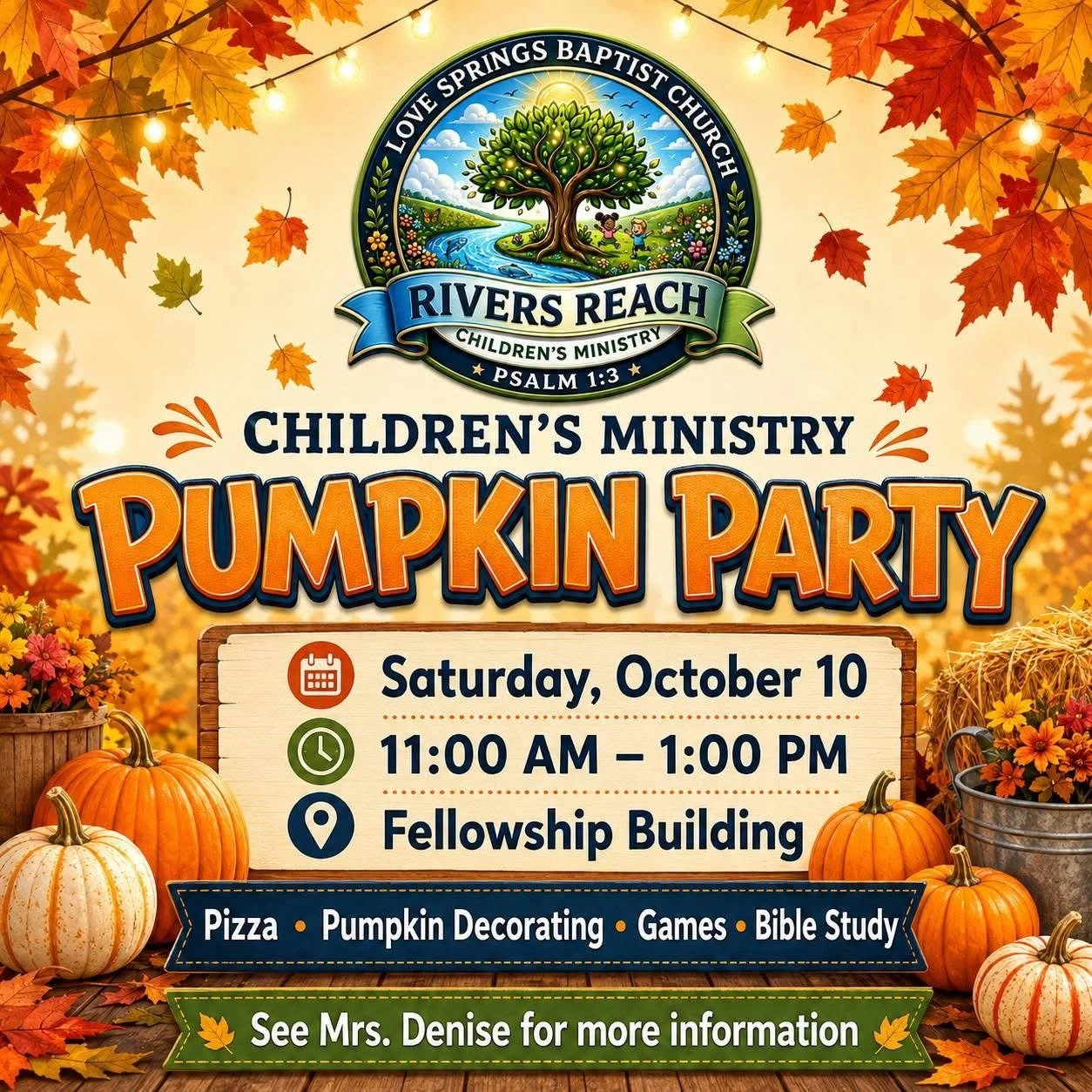 Children's Pumpkin Party